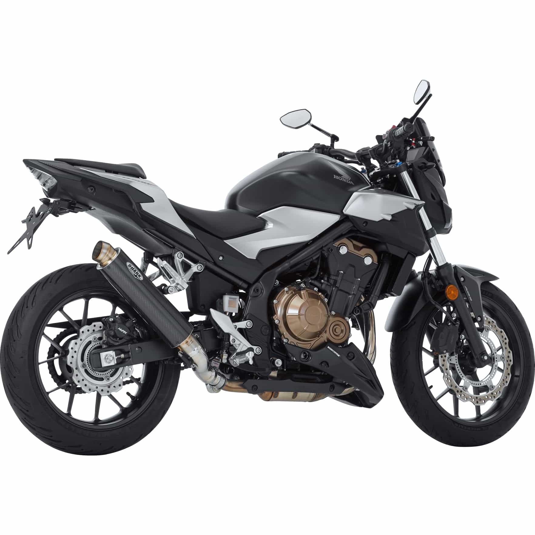Shark exhaust SRC4 Auspuff 2in1 Carbon für Honda CB/CBR 500 F/R 2016 - Motorradteile & Ersatzteile - Auspuff