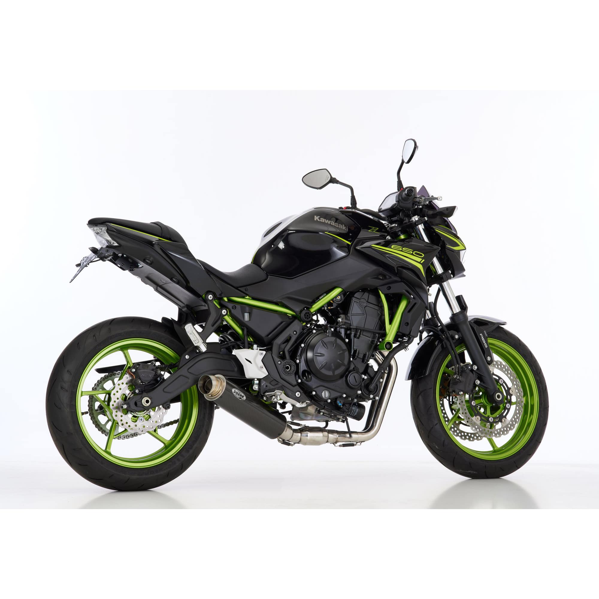 Shark exhaust SRC4 Auspuff 2in1 Carbon für Kawasaki Z/Ninja 650 2023- - Motorradteile & Ersatzteile - Auspuff