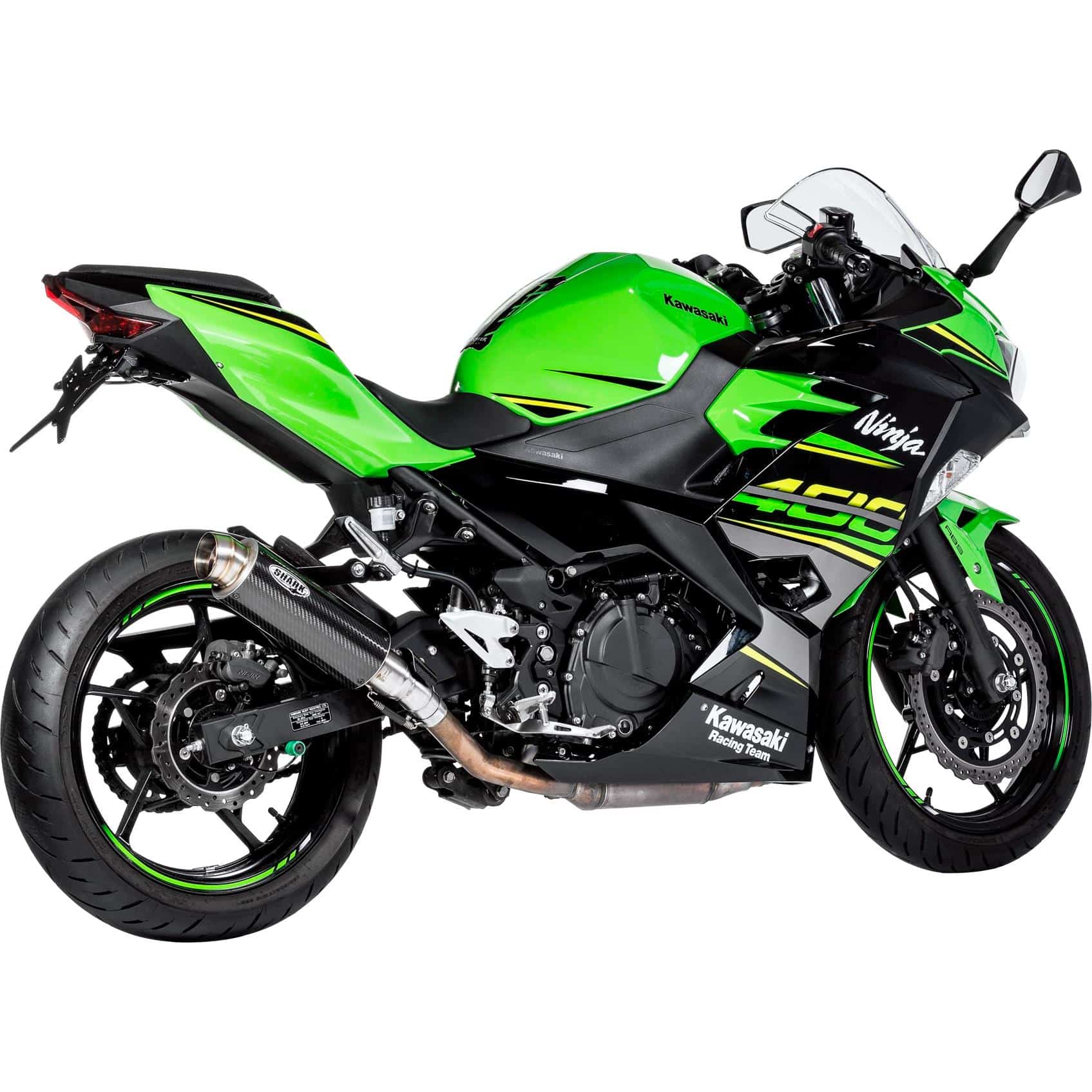 Shark exhaust SRC4 Auspuff Carbon 845014 für Kawasaki Z/Ninja 400 - Motorradteile & Ersatzteile - Auspuff