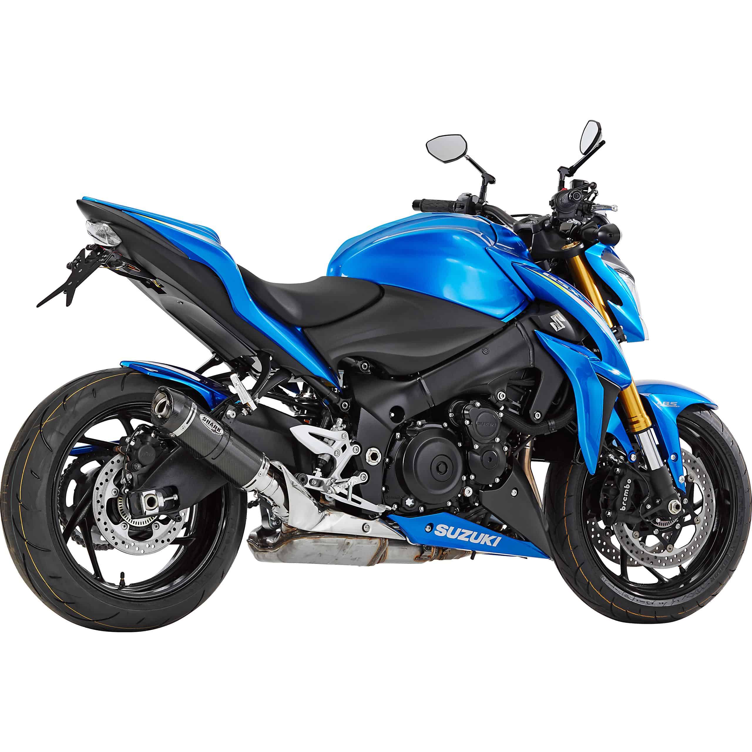 Shark exhaust Street GP Auspuff Short Carbon für GSX-S 1000 2015-2016 - Motorradteile & Ersatzteile - Auspuff