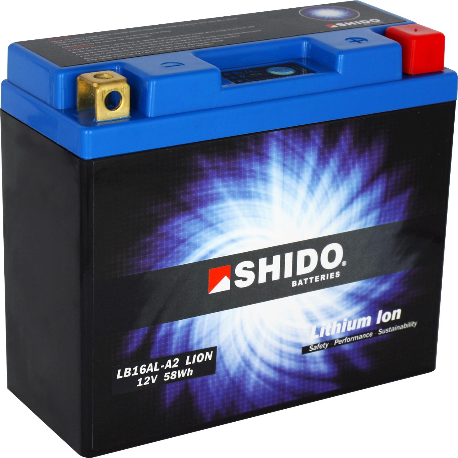 Shido Batterie Lithium LB16AL-A2