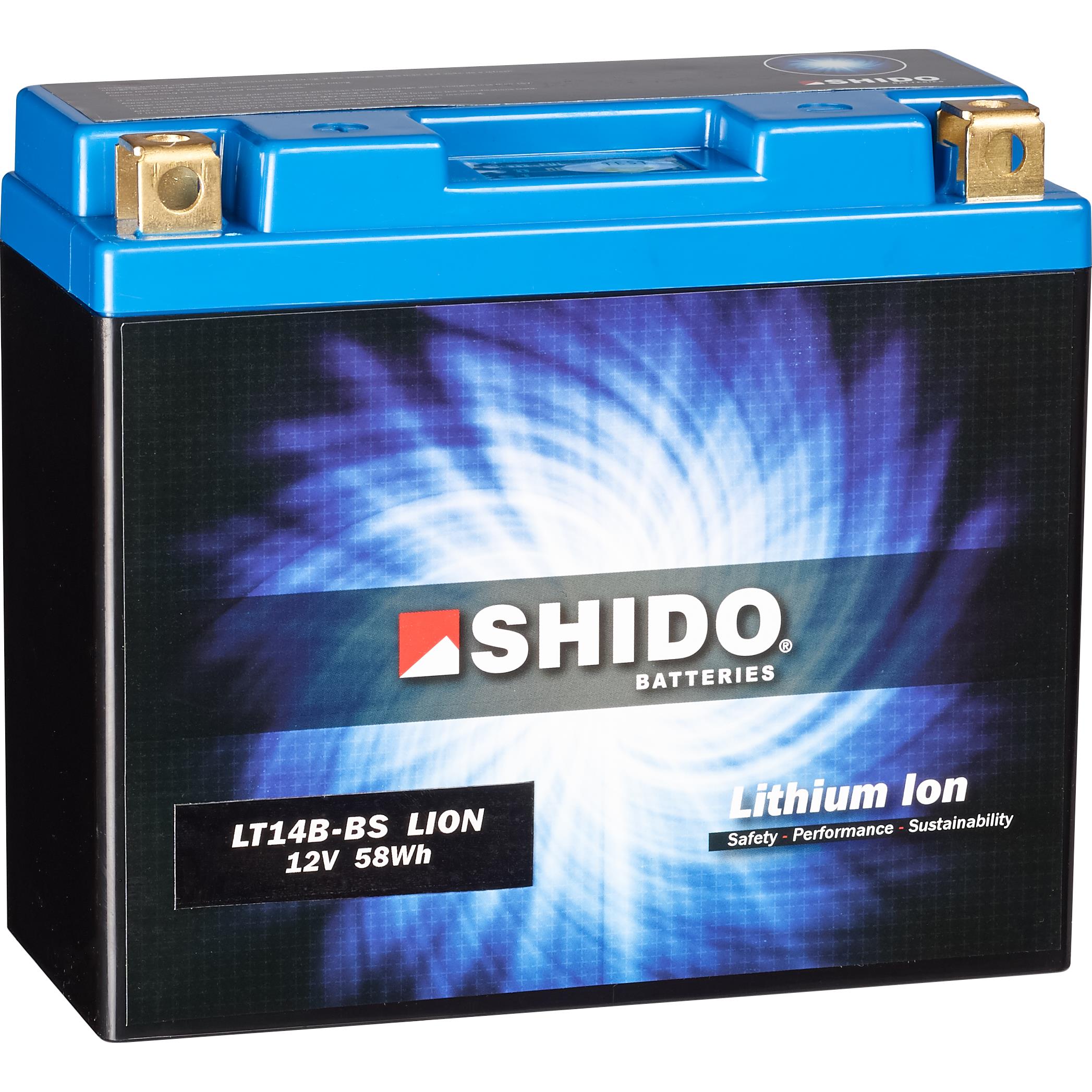 Shido Batterie Lithium LT14B-BS