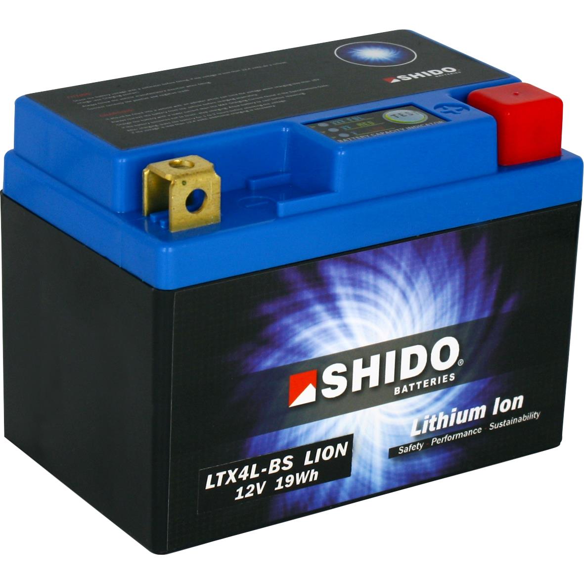 Shido Batterie Lithium LTX4L-BS