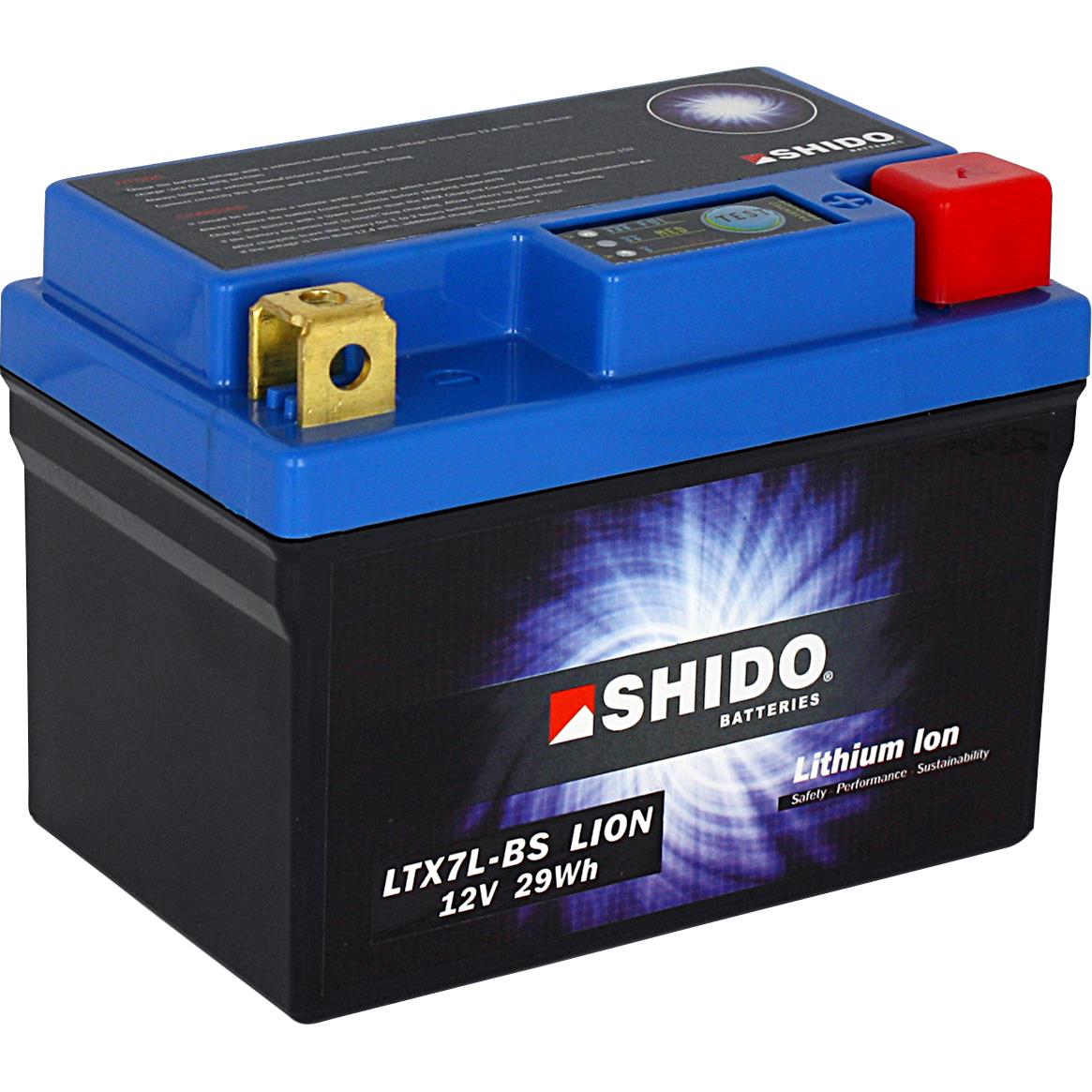 Shido Batterie Lithium LTX7L-BS