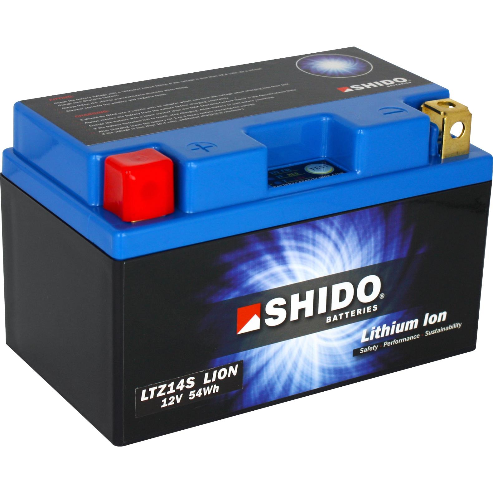 Shido Batterie Lithium LTZ14S