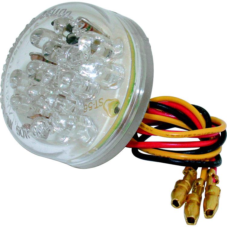 Shin Yo LED Rücklicht Disc Ø37mm M6 zum Anschrauben klarglas - Motorradteile & Ersatzteile - Beleuchtung