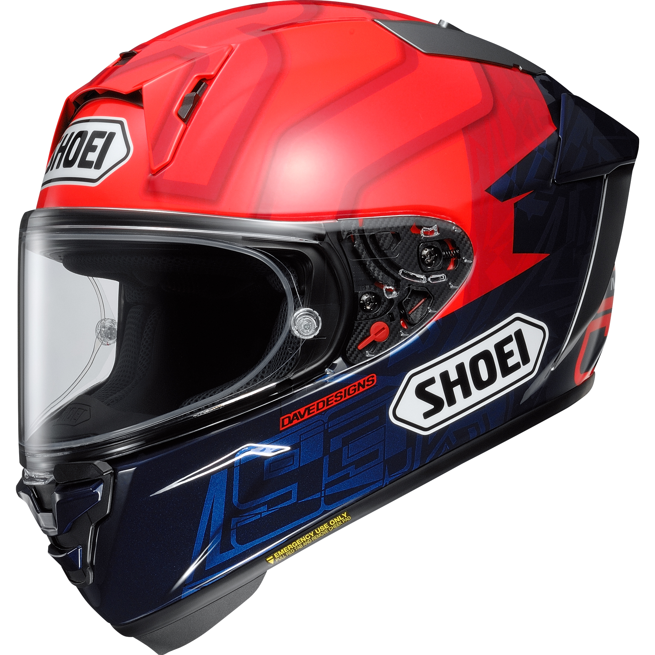 Shoei X-SPR Pro Marquez 7 TC-1 XS - Helme & Brillen - Sport Helme & Brillen