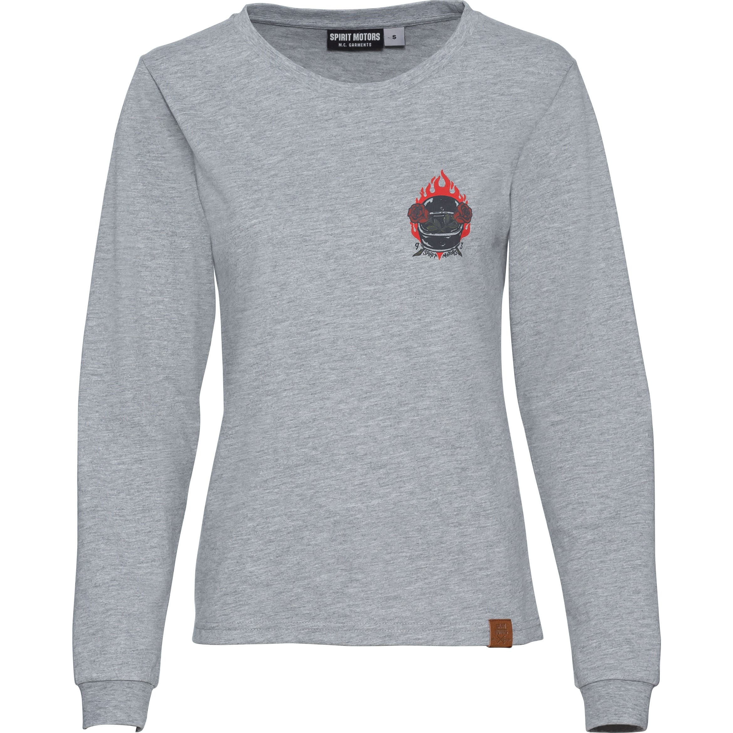 Spirit Motors Awesome Alexis Damen Longsleeve grau M - Motorradbekleidung - Café Racer Motorradbekleidung
