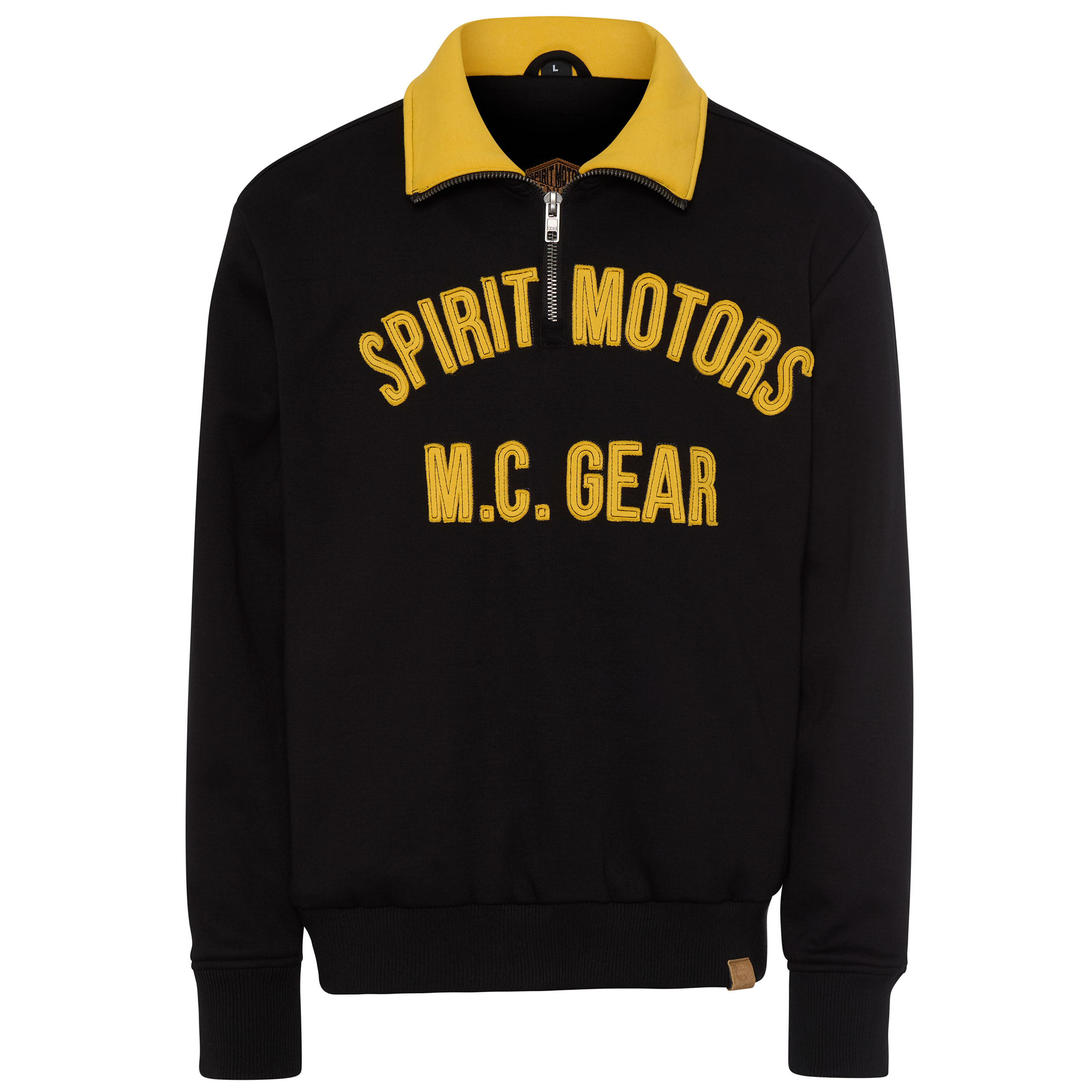 Spirit Motors Beaming Billy Motosweater schwarz L - Motorradbekleidung - Motorradjacken