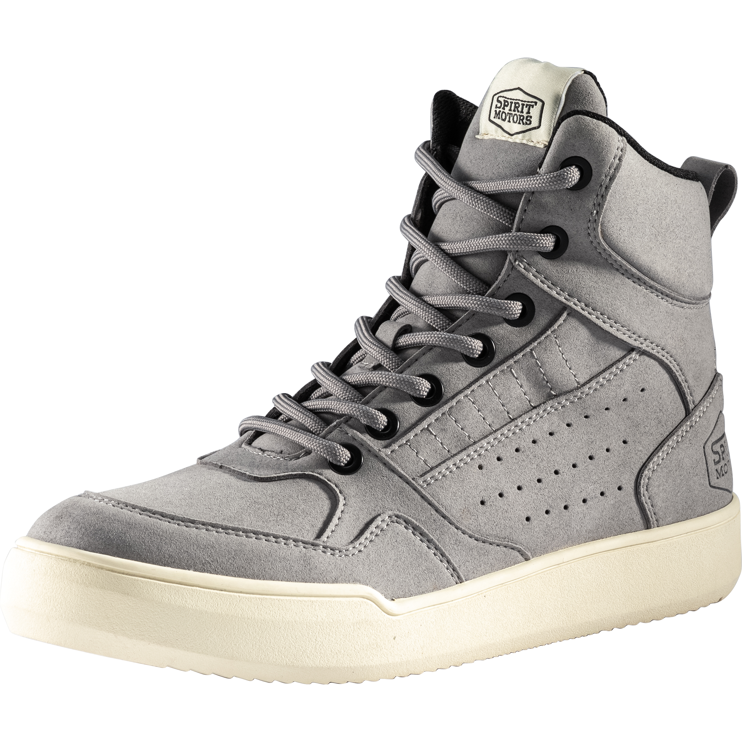 Spirit Motors Billy Winker Motorradschnürstiefel kurz grau 45 - Motorradbekleidung - Chopper Motorradbekleidung