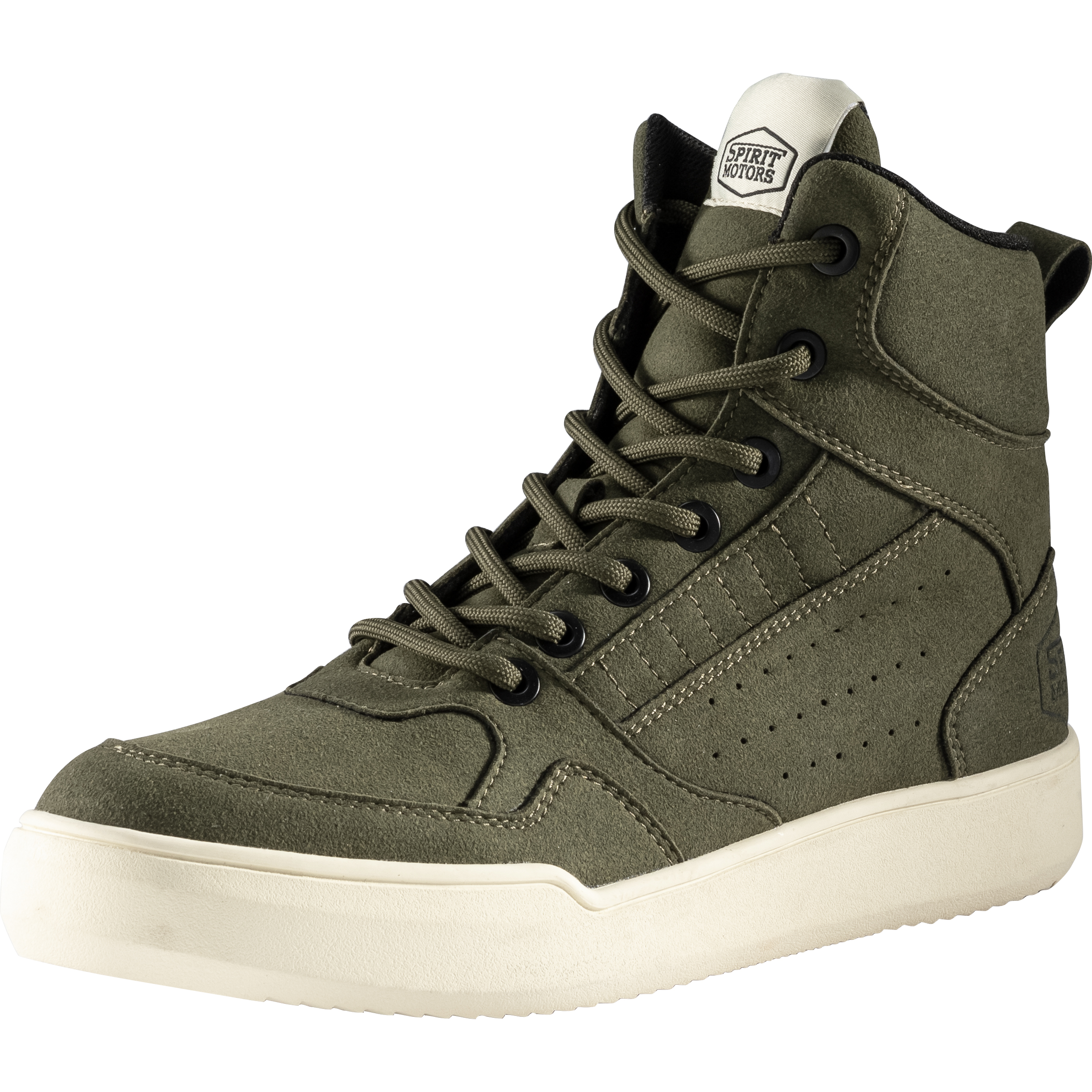 Spirit Motors Billy Winker Motorradschnürstiefel kurz olive 41 - Motorradbekleidung - Chopper Motorradbekleidung