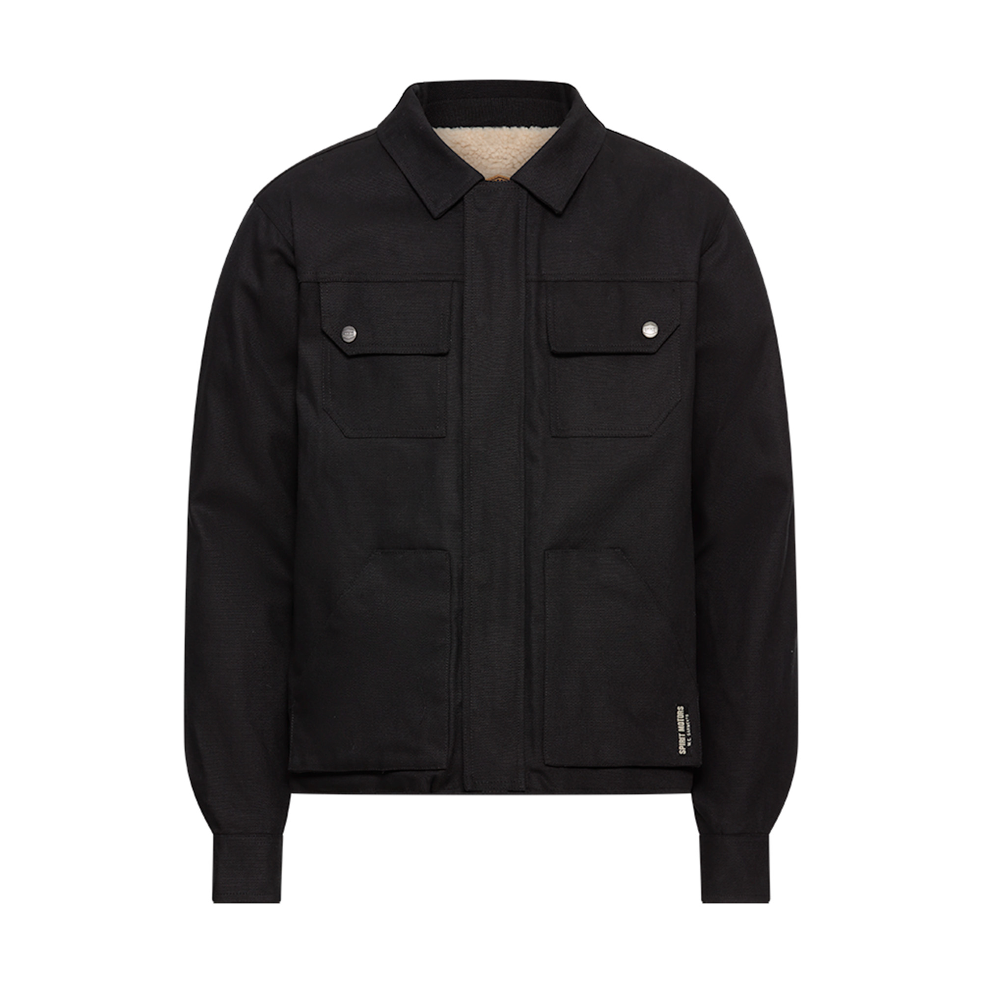 Spirit Motors Canvas Textiljacke 1.0 schwarz XL - Motorradbekleidung - Chopper Motorradbekleidung