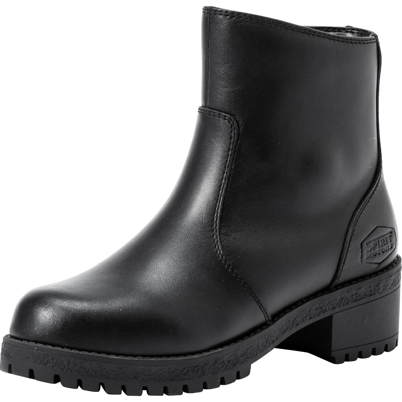 Spirit Motors Damen Lederstiefel 1.0 schwarz 40 - Motorradbekleidung - Motorradstiefel & Motorradschuhe