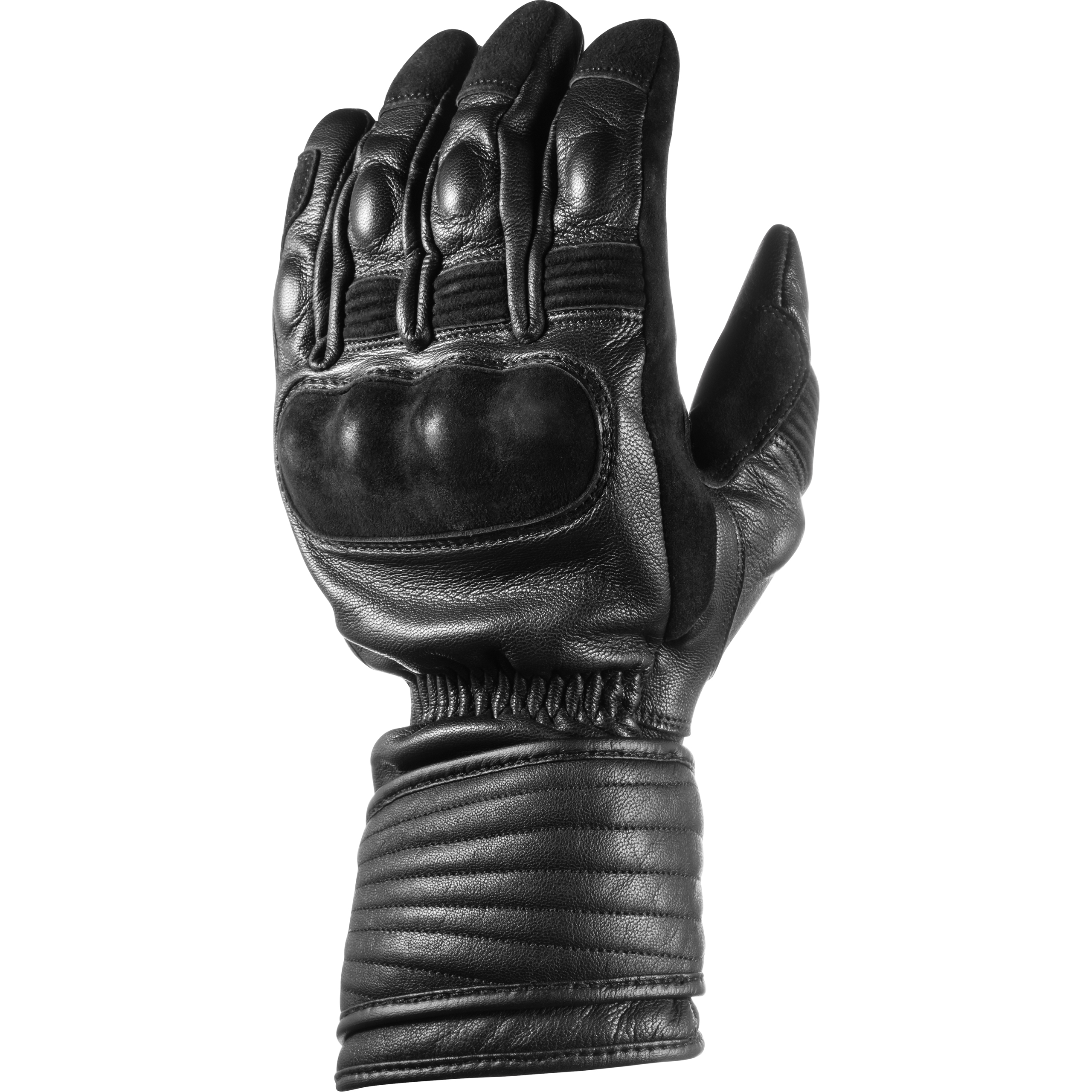 Spirit Motors Edward Greaser WP Lederhandschuh lang schwarz 8 - Motorradbekleidung - Café Racer Motorradbekleidung