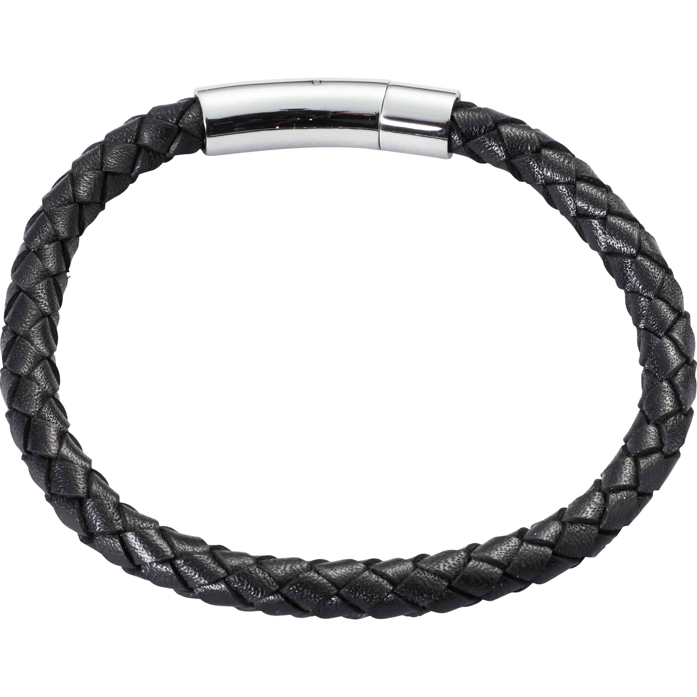 Spirit Motors Leder & Edelstahl Armband 1.0 - Motorradbekleidung - Zubehör & Accessoires