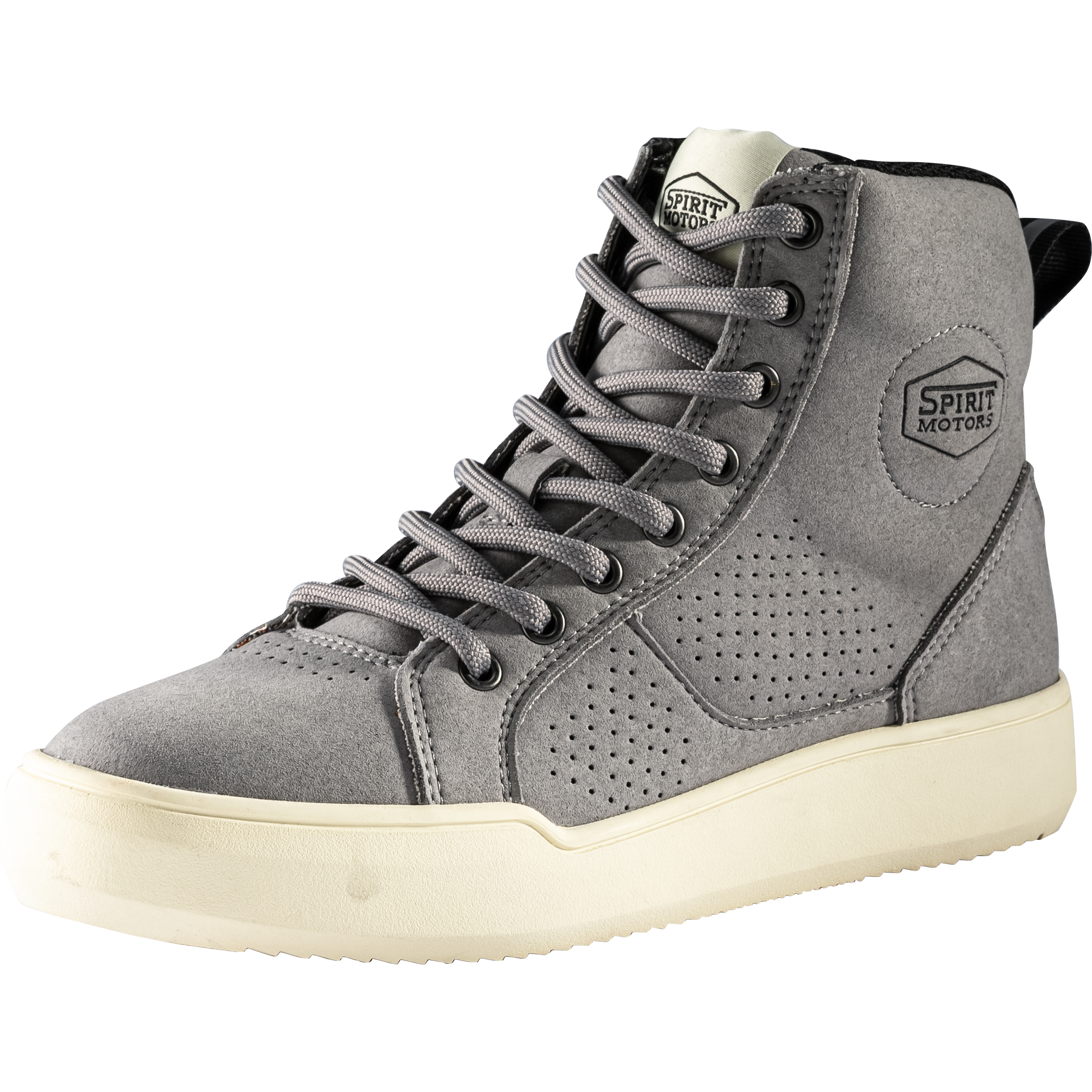 Spirit Motors Mary Taillight Damen Motorradschnürstiefel kurz grau 37 - Motorradbekleidung - Chopper Motorradbekleidung