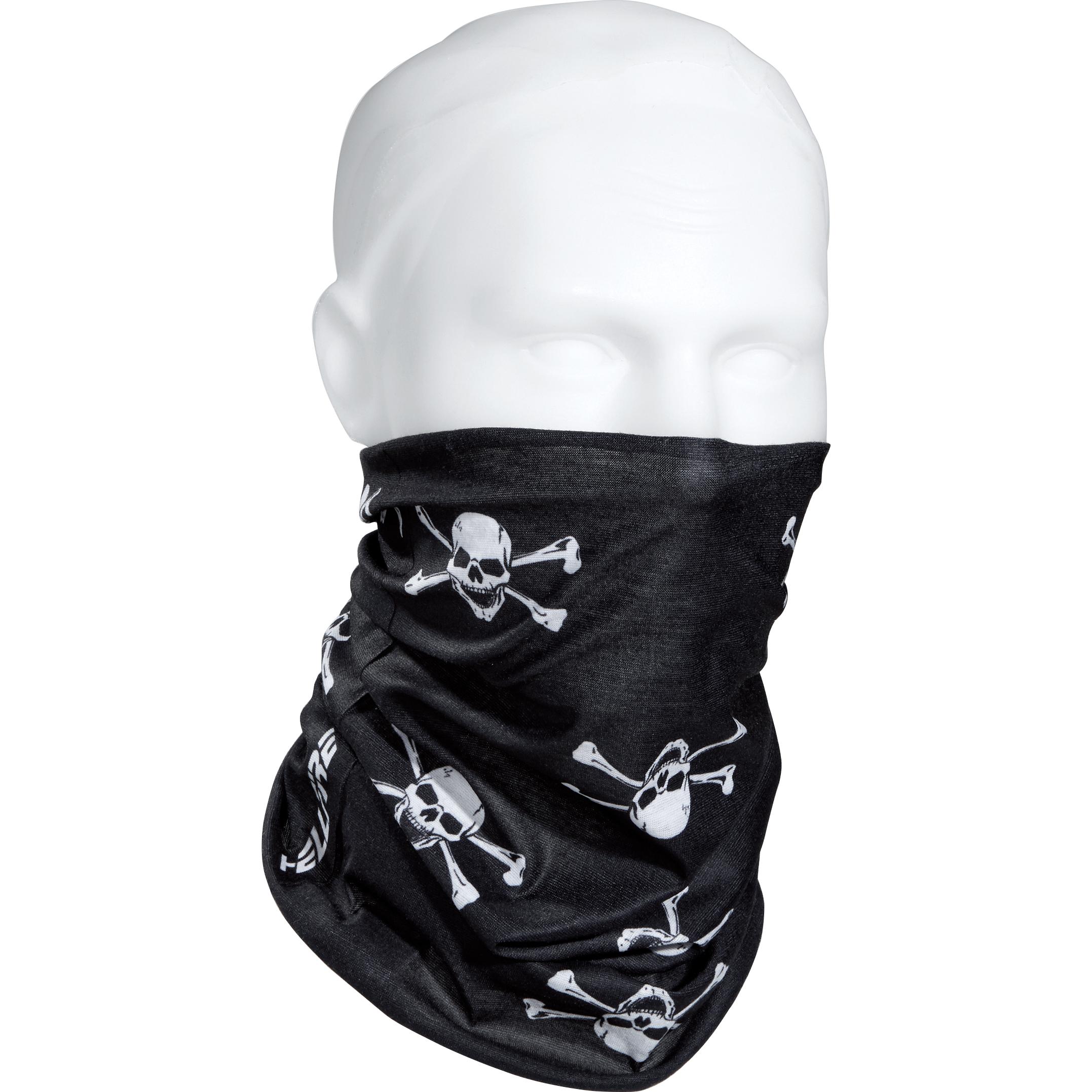 Spirit Motors Multifunktionstuch mit Piraten-Design 1.0 schwarz - Motorradbekleidung - Wetterschutzkleidung
