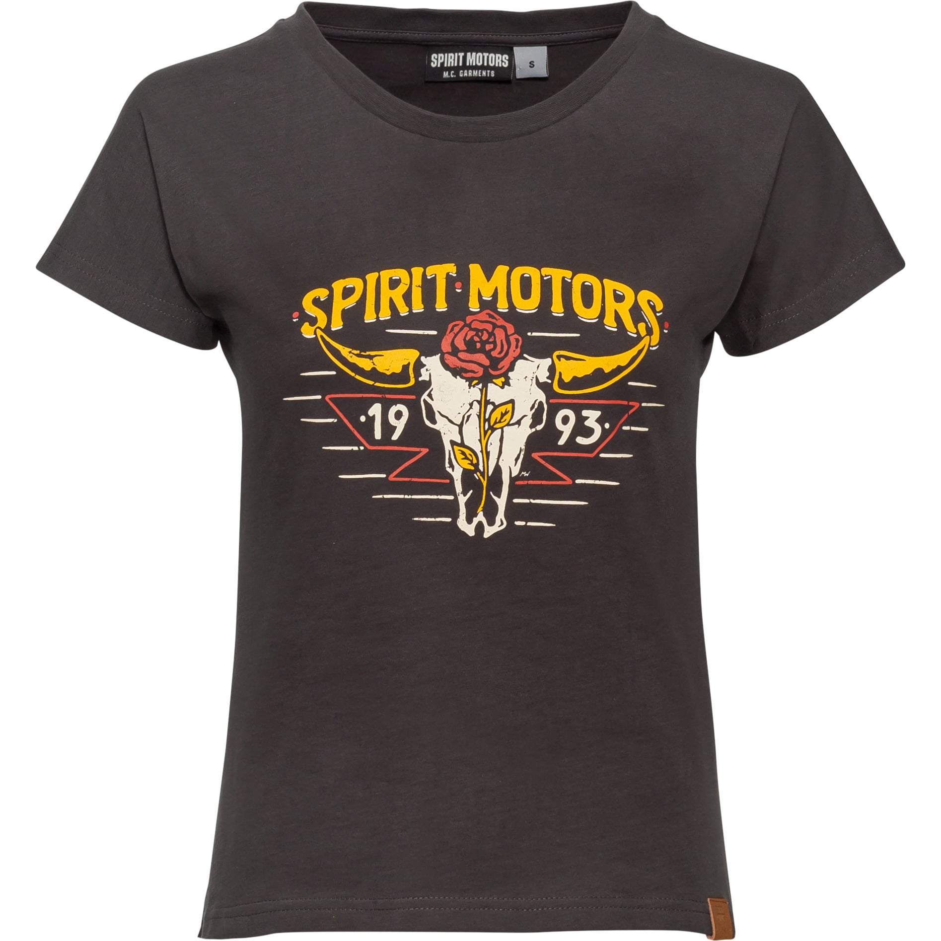 Spirit Motors Native Jodie Damen T-Shirt schwarz S - Motorradbekleidung - Freizeitbekleidung