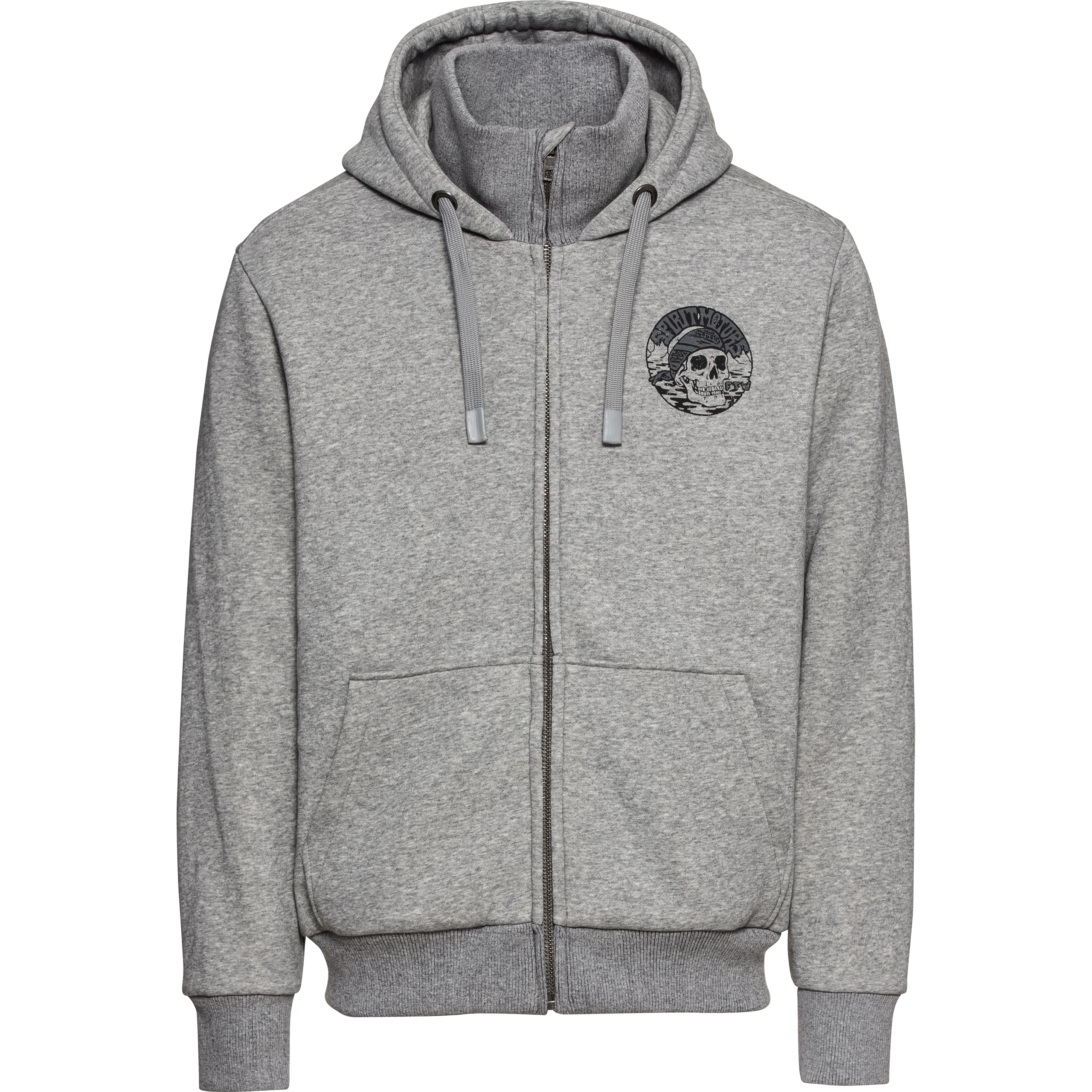 Spirit Motors Rambling Roger Moto Hoodie grau XXL - Motorradbekleidung - Motorradjacken