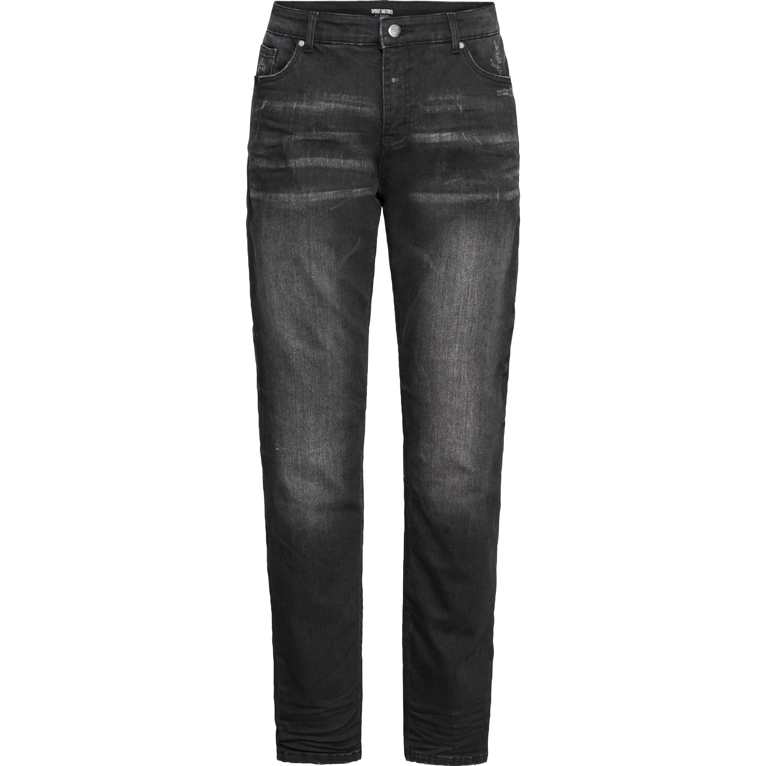 Spirit Motors Slim Mid Jayce Jeans schwarz 36/32 - Motorradbekleidung - Motorradhosen