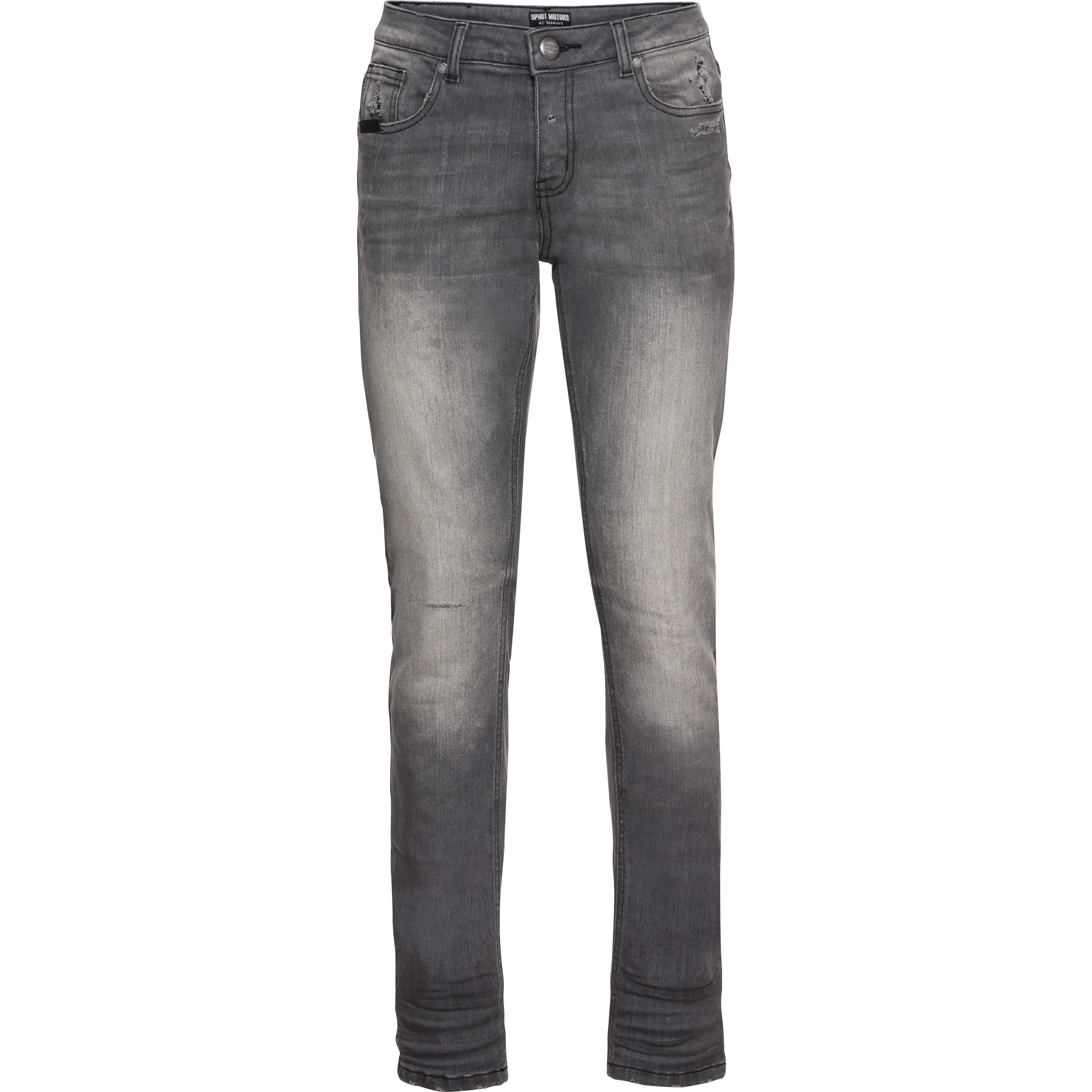 Spirit Motors Slim Mid Miley Damen Jeans grau 36/32 - Motorradbekleidung - Motorradhosen