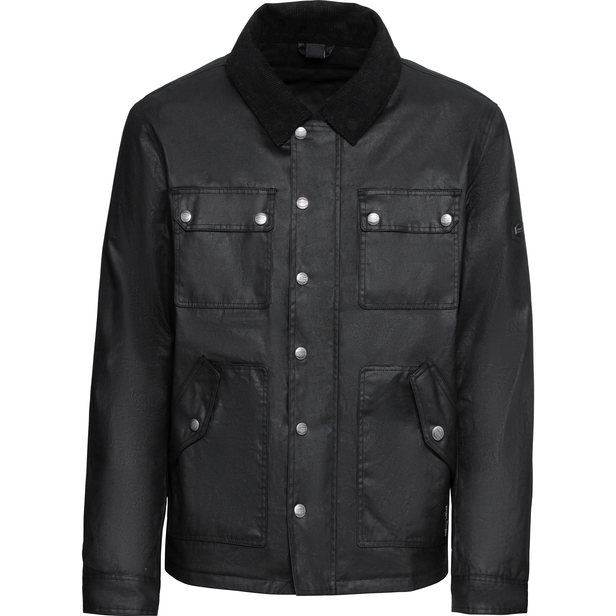 Spirit Motors Smoky Max Textiljacke schwarz L - Motorradbekleidung - Motorradjacken