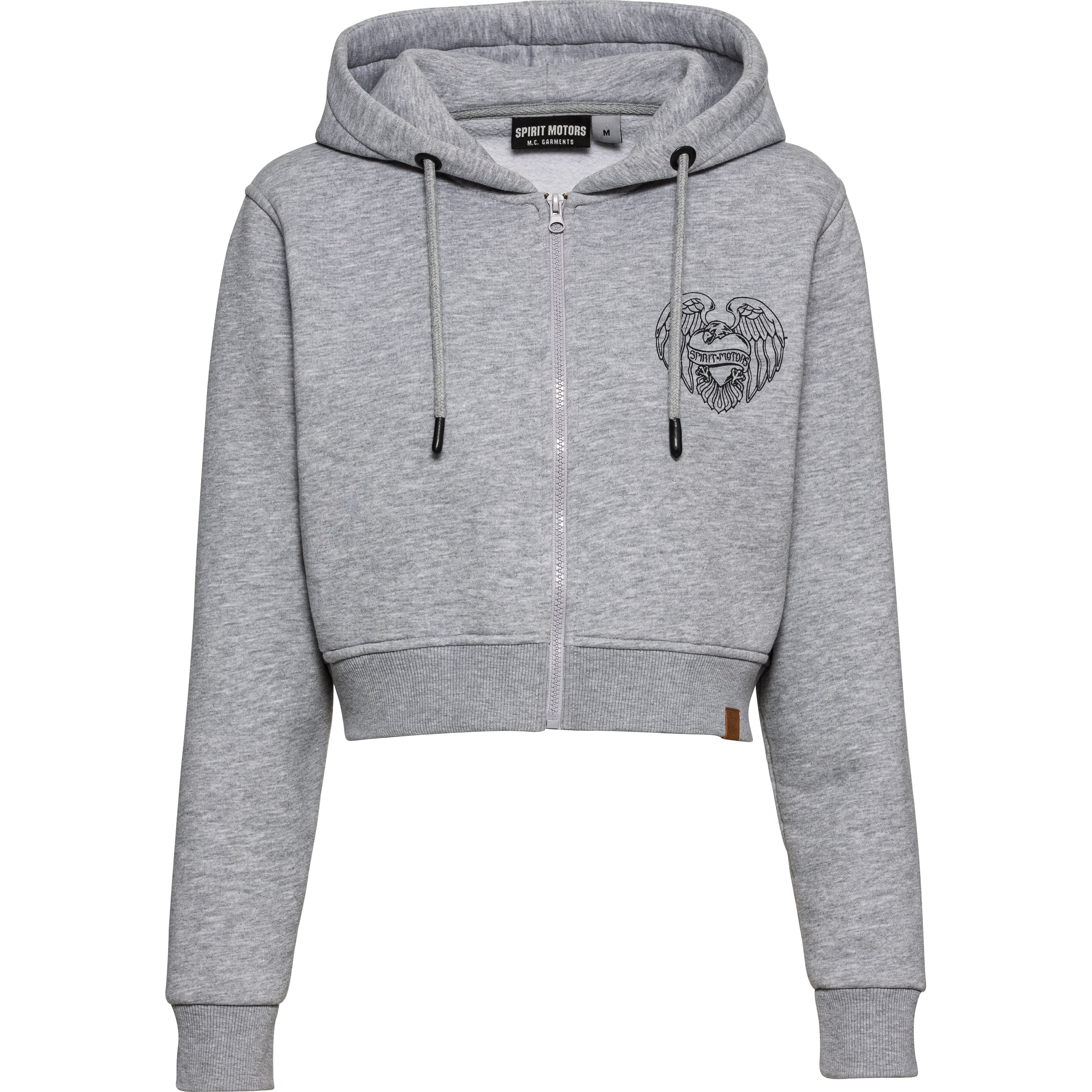 Spirit Motors Speeding Up Jessie Damen Sweatjacke grau melange XL - Motorradbekleidung - Freizeitbekleidung