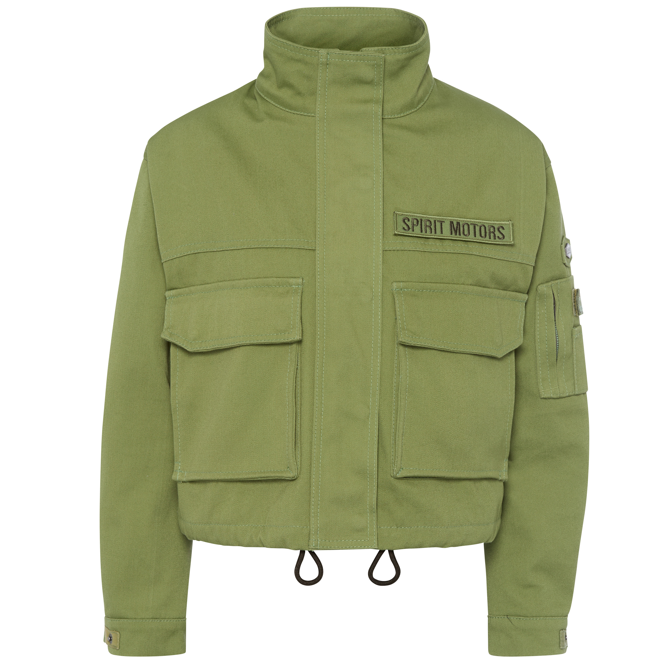 Spirit Motors Strong Dylan Damen Textiljacke olive XL - Motorradbekleidung - Motorradjacken