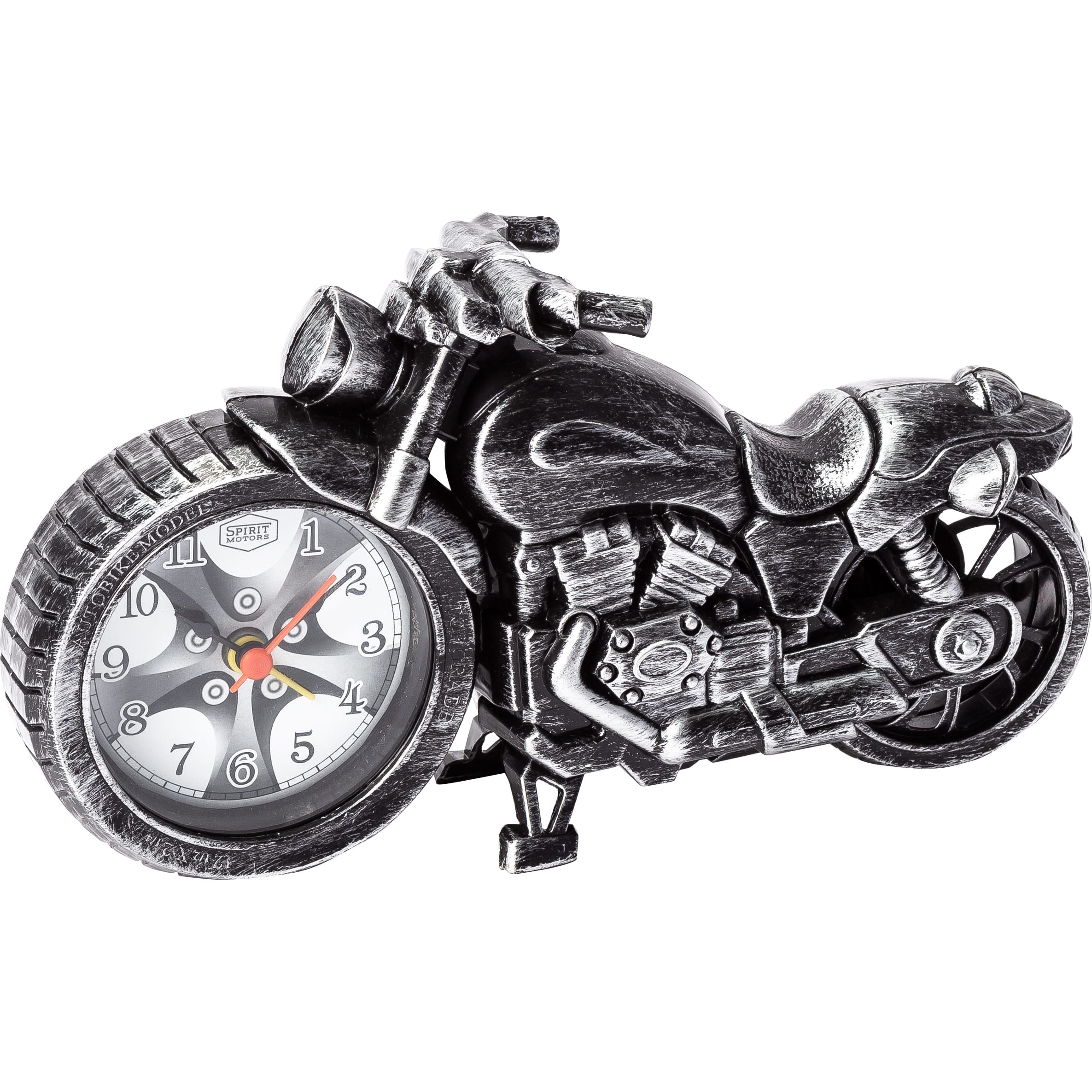 Spirit Motors Tischuhr Motorrad mit Wecker - Motorradzubehör - Geschenkideen