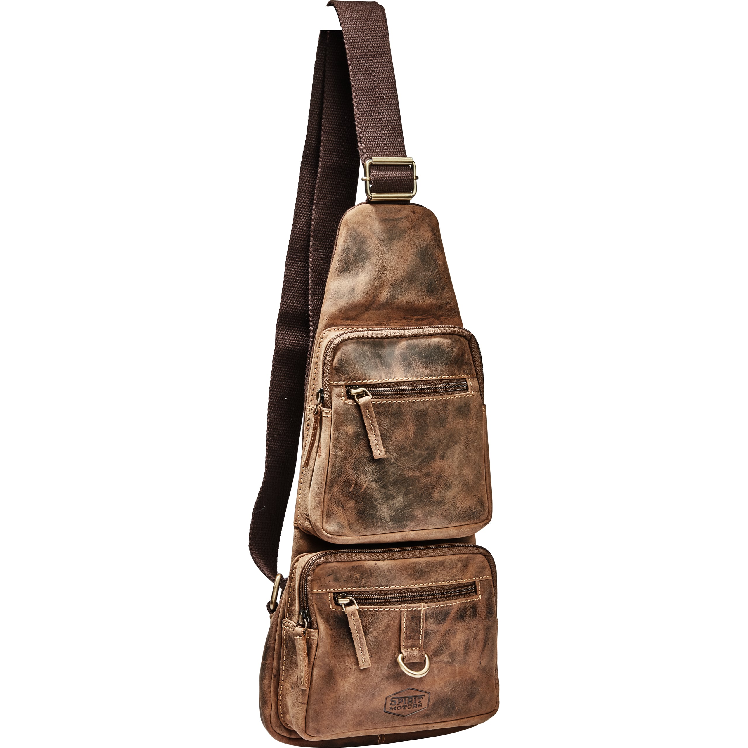 Spirit Motors Vintage Body-Crossover Bag 1 braun - Motorradzubehör - Reisen & Outdoor