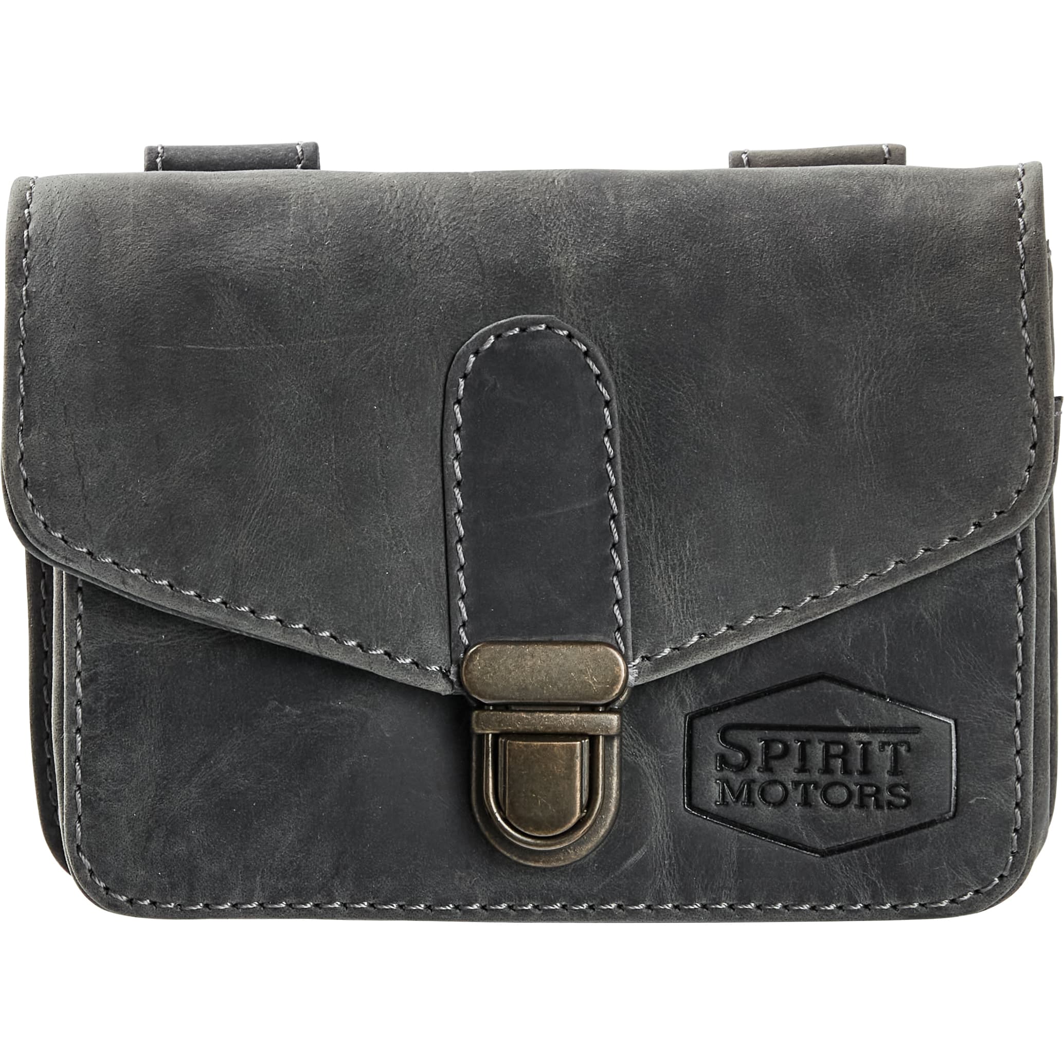 Spirit Motors Vintage Leder-Gürteltasche 0