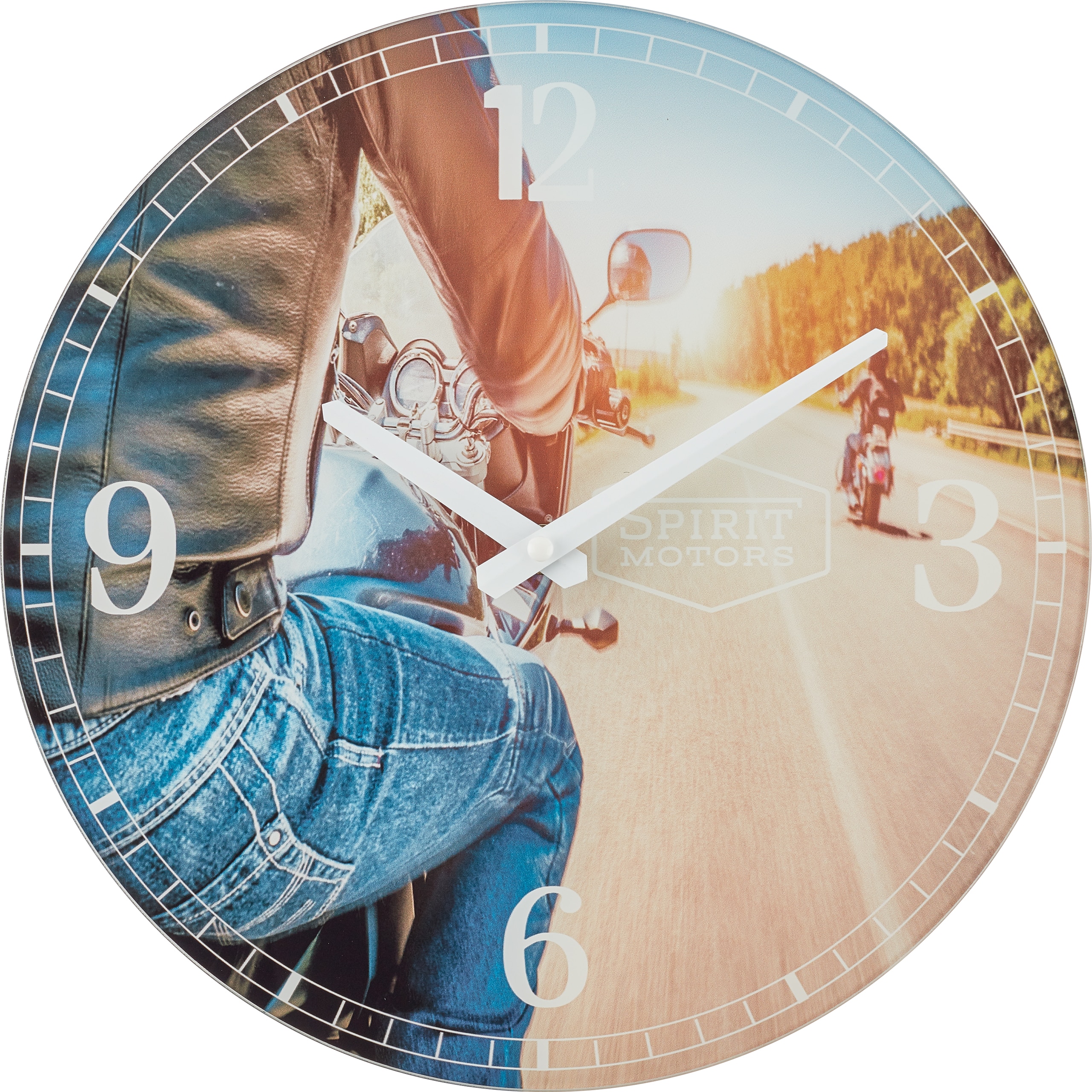 Spirit Motors Wanduhr "Spirit Motors" - Motorradzubehör - Geschenkideen