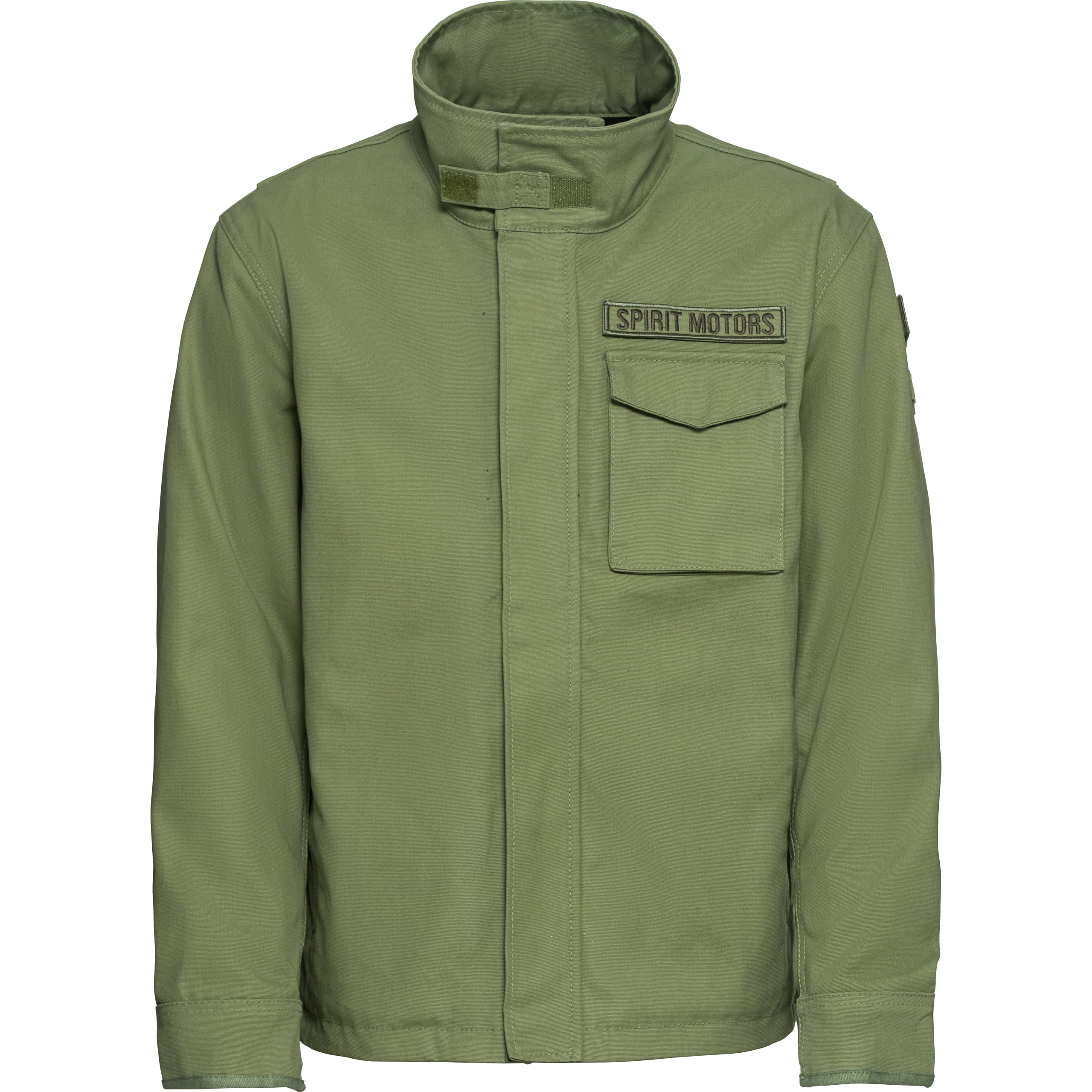 Spirit Motors Witty Waylon Textiljacke grün XXL - Motorradbekleidung - Motorradjacken