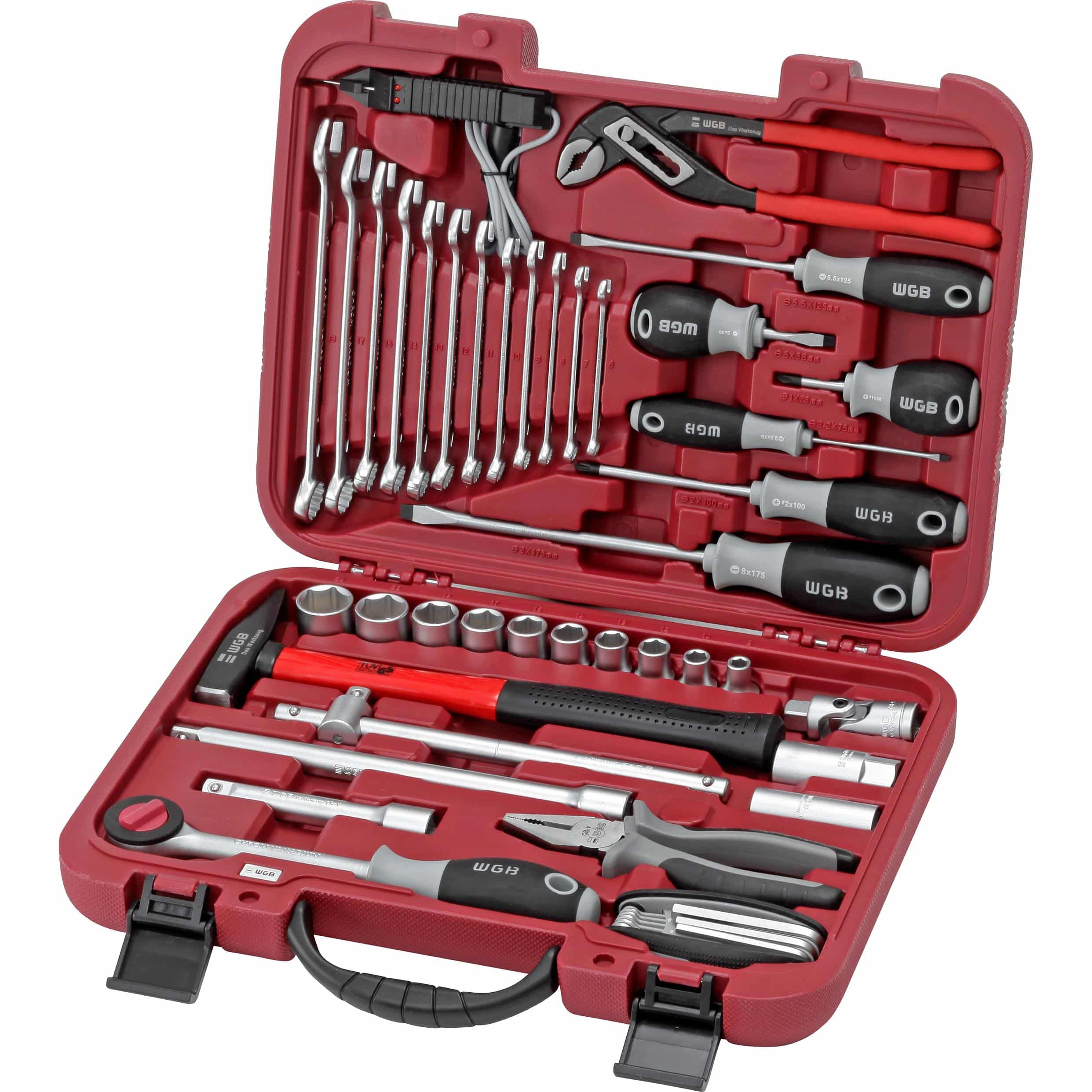 WGB 1/2" Universal Werkzeugsatz 3890 47-teilig - Motorradzubehör - Werkzeuge