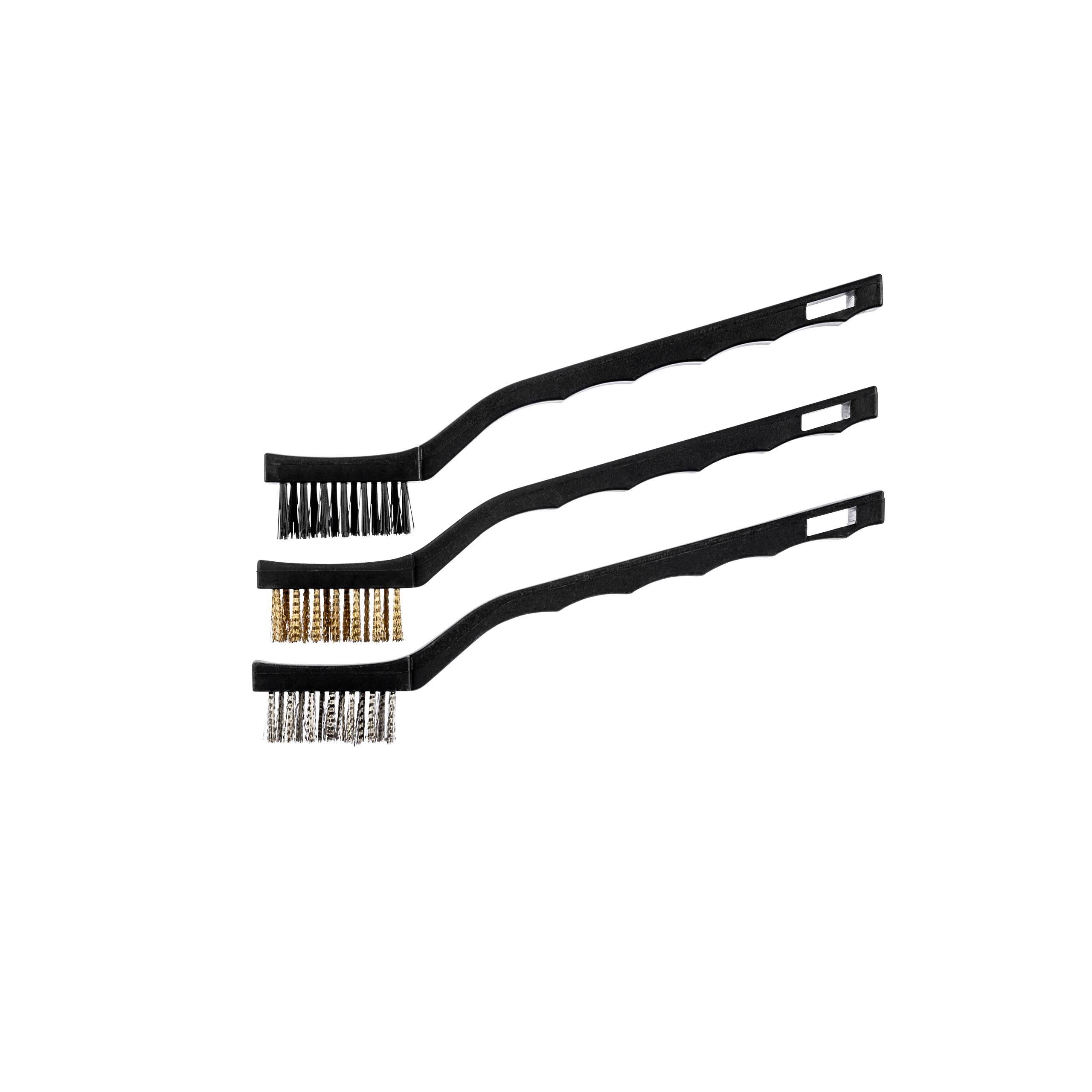 WGB Basic Drahtbürstensatz 175mm 3-teilig - Motorradzubehör - Werkzeuge