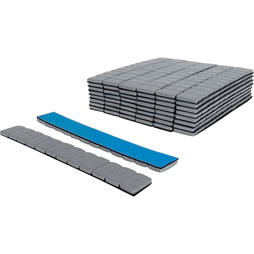Weber Klebegewichte Box je 50 Riegel 12 x 5 g silber - Motorradzubehör - Werkstattzubehör
