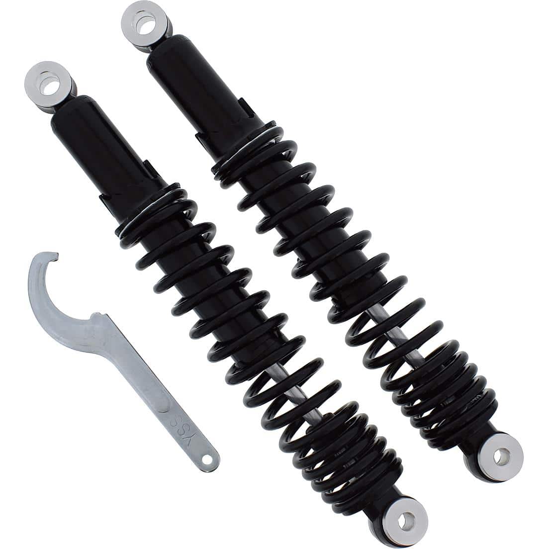 YSS Federbeine TS TD220-340P-06-88 schwarz für Piaggio Beverly - Motorradteile & Ersatzteile - Federung & Gabel