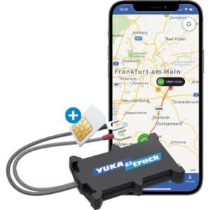 YUKAtrack EasyWire GPS Fahrtentracker - Motorradzubehör - Diebstahlschutz