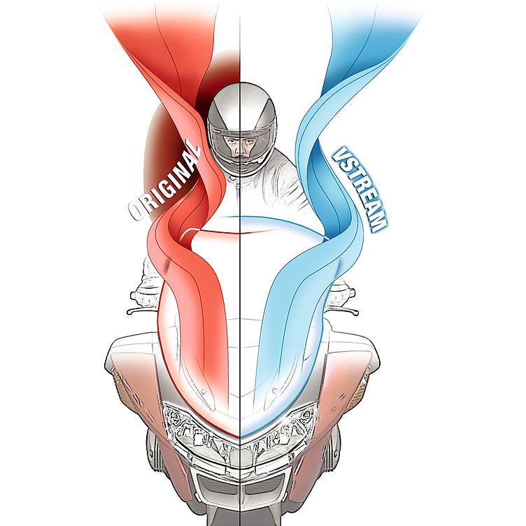ZTechnik Scheibe VStream klar für BMW R 1200/1250 RS LC - Motorradteile & Ersatzteile - Anbauteile