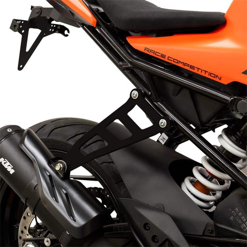 Zieger Auspuffhalter schwarz für KTM RC 390 2023- - Motorradteile & Ersatzteile - Verkleidungen & Abdeckungen