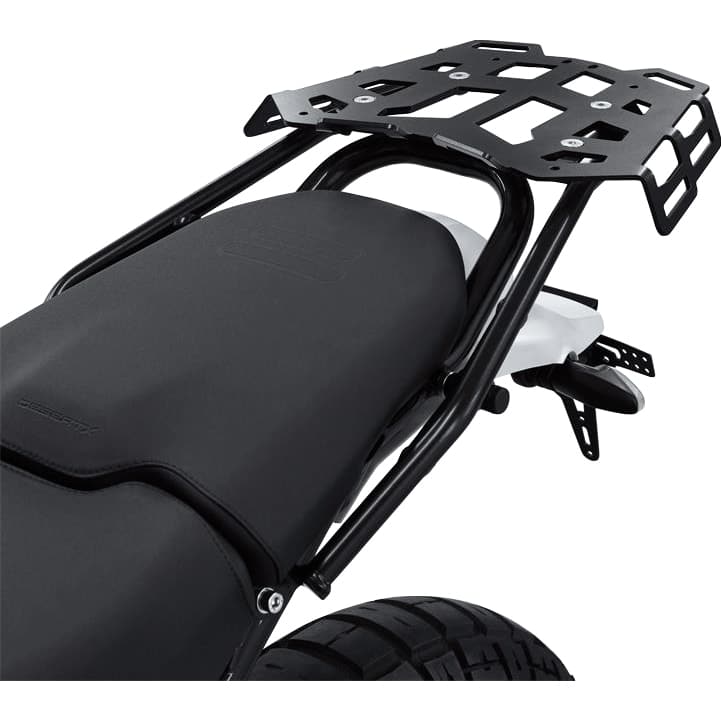 Zieger Gepäckbrücke Alu schwarz für Ducati DesertX - Motorradzubehör - Motorradgepäck