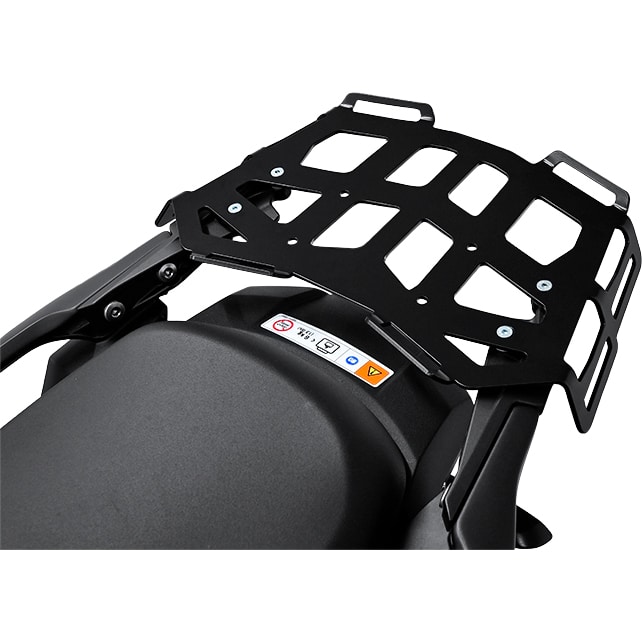 Zieger Gepäckbrücke Alu schwarz für Kawasaki KLZ 1000 Versys 2017- - Motorradzubehör - Motorradgepäck