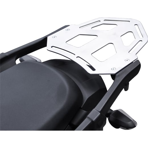 Zieger Gepäckbrücke Alu silber für Kawa KLZ 1000 Versys 2012-2016 - Motorradzubehör - Motorradgepäck