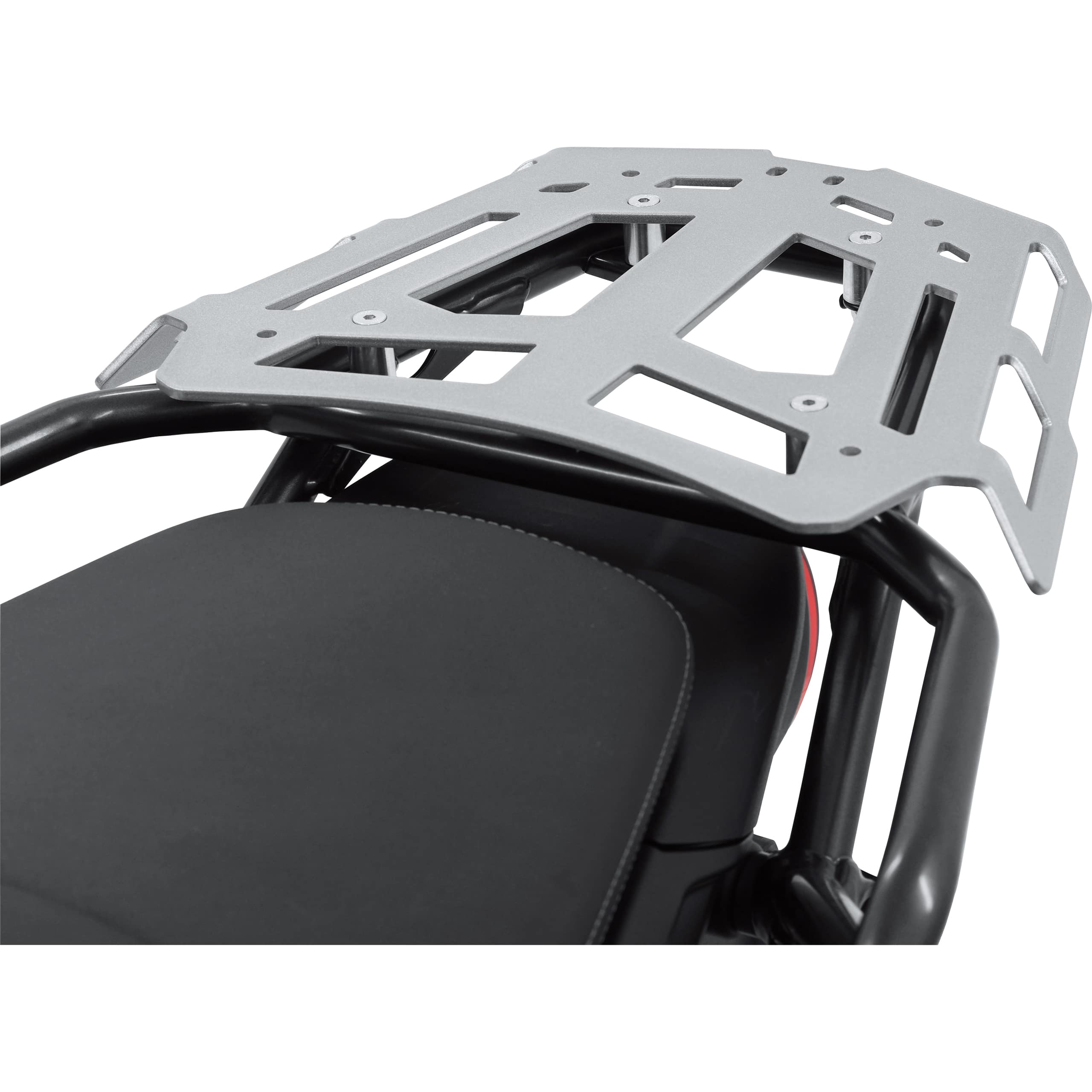 Zieger Gepäckbrücke Alu silber für Moto Guzzi V85 TT - Motorradzubehör - Motorradgepäck