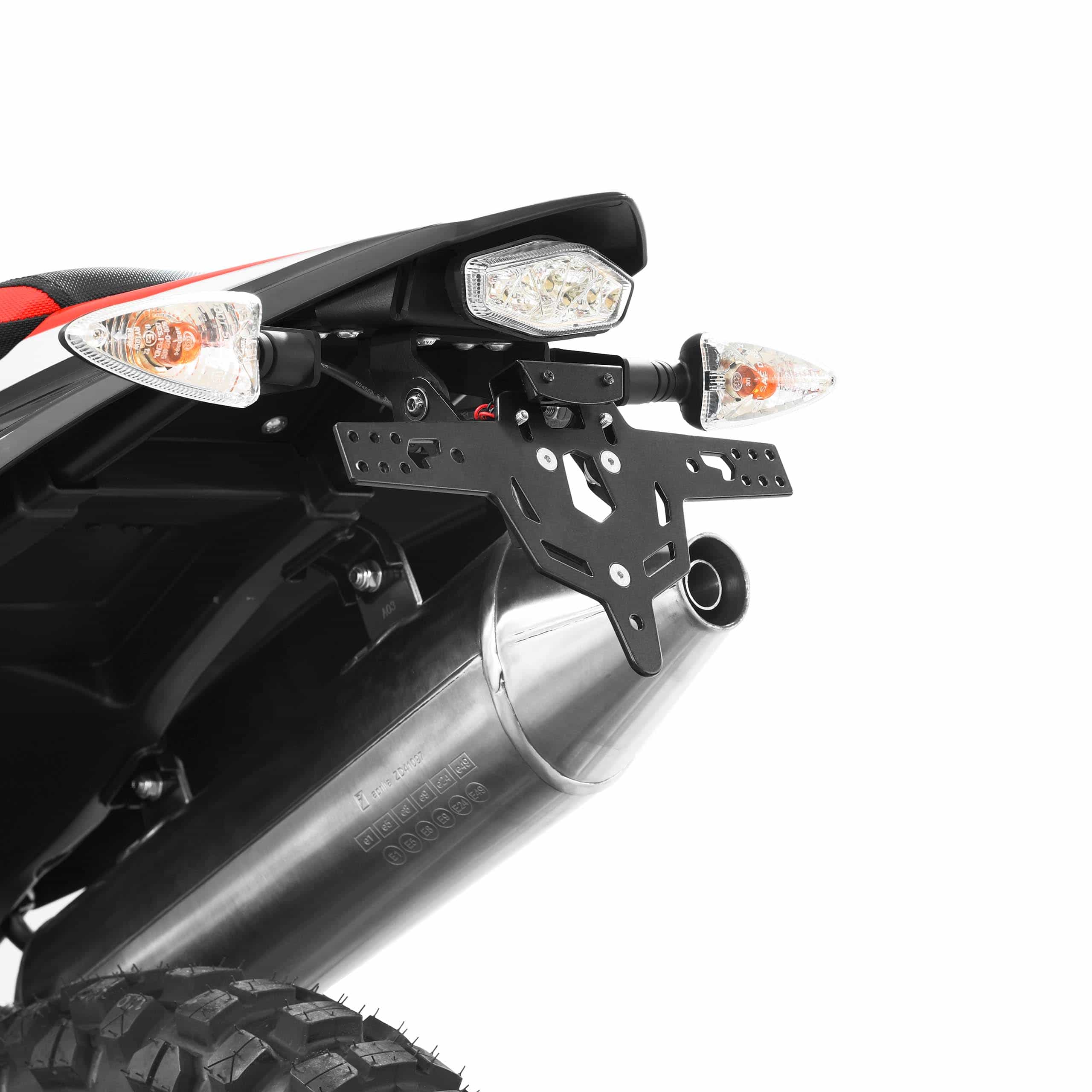Zieger Kennzeichenhalter Pro 125er für Aprilia RX/SX 125 2018- - Motorradteile & Ersatzteile - Anbauteile