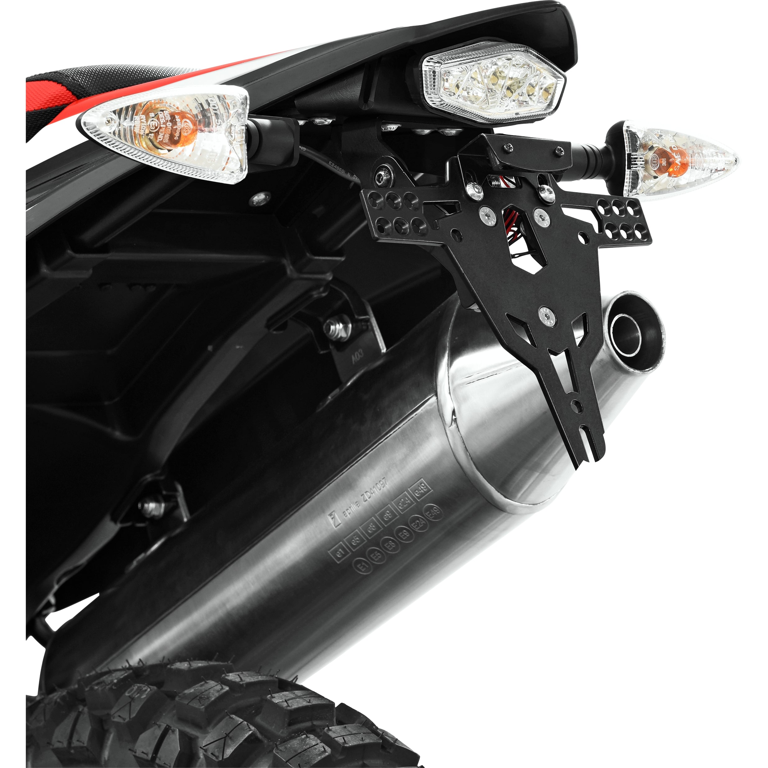 Zieger Kennzeichenhalter Pro Österreich für Aprilia RX/SX 125 2018- - Motorradteile & Ersatzteile - Anbauteile