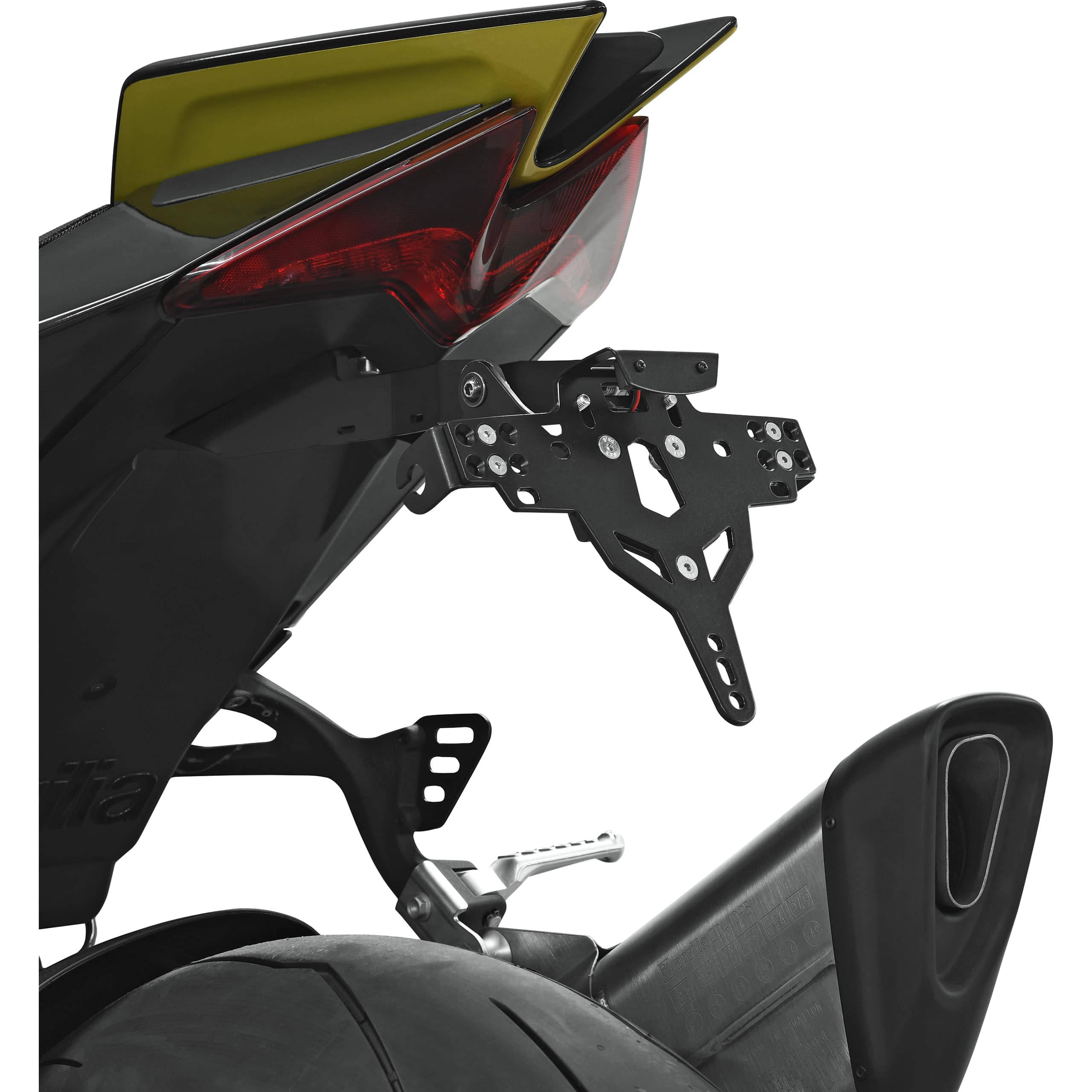Zieger Kennzeichenhalter Pro Schweiz für Aprilia RSV4 1100 /Factory - Motorradteile & Ersatzteile - Anbauteile