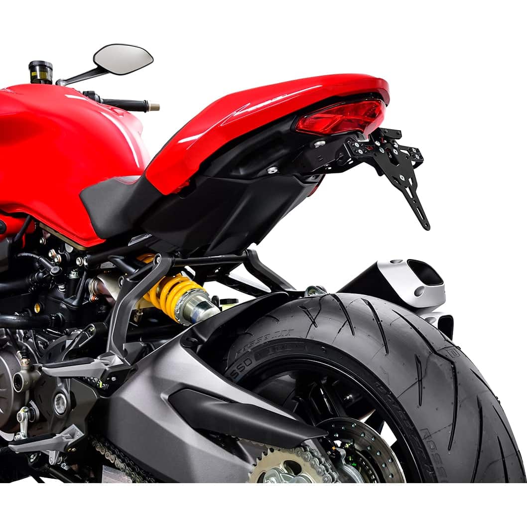 Zieger Kennzeichenhalter Pro Schweiz für Duc Monster 797/821/1200 - Motorradteile & Ersatzteile - Anbauteile