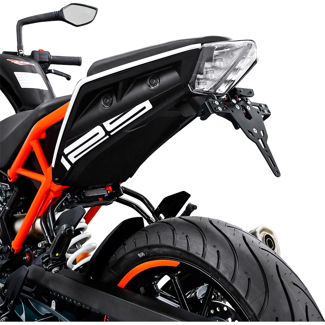 Zieger Kennzeichenhalter Pro Schweiz für KTM Duke 125/390 2017- - Motorradteile & Ersatzteile - Anbauteile