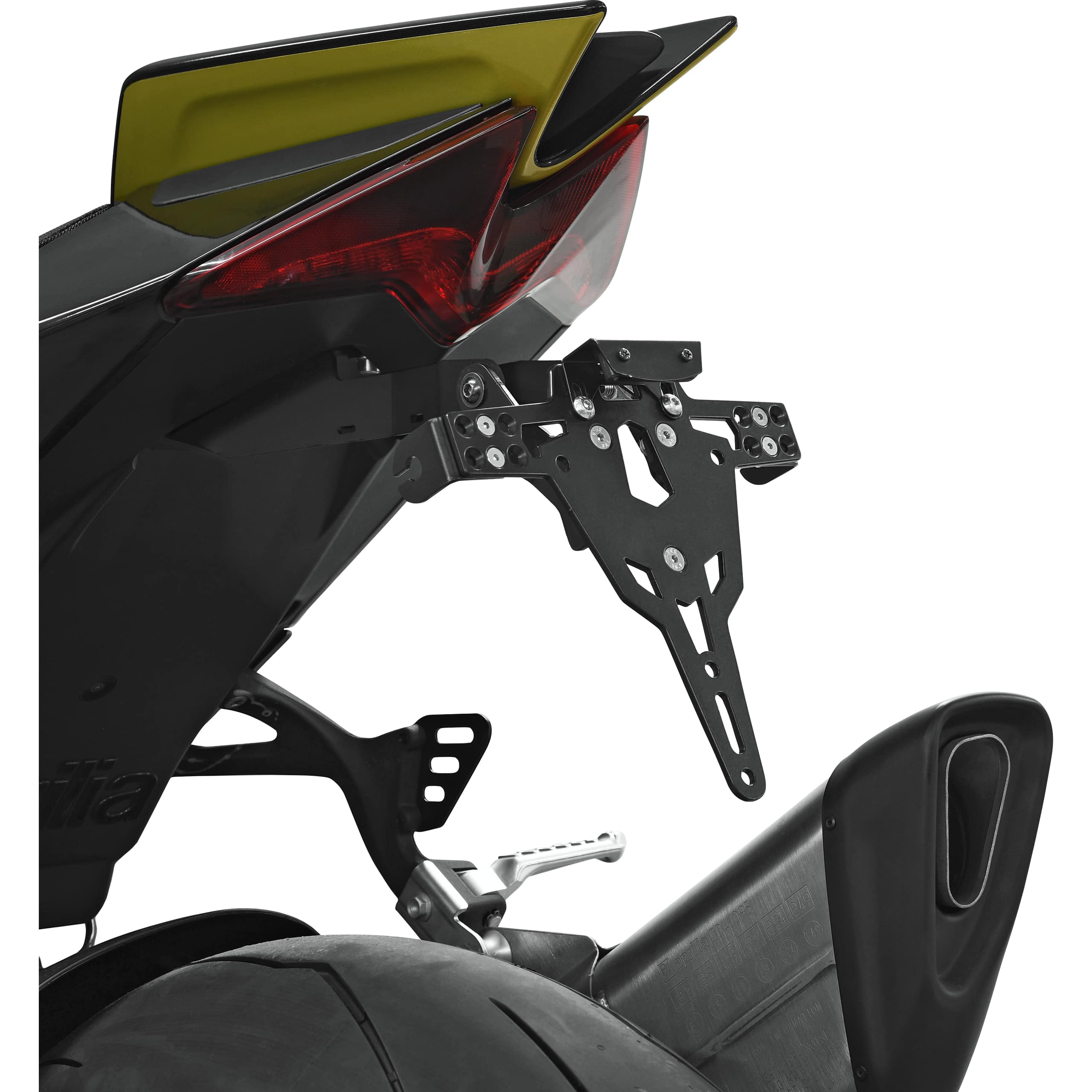 Zieger Kennzeichenhalter Pro für Aprilia RSV4 1100 /Factory 2022- - Motorradteile & Ersatzteile - Anbauteile